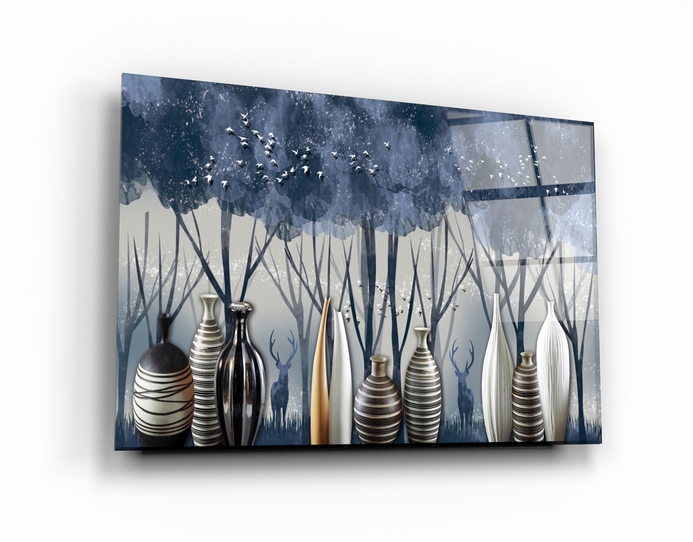 ・"Cute Forest4"・Art mural en verre