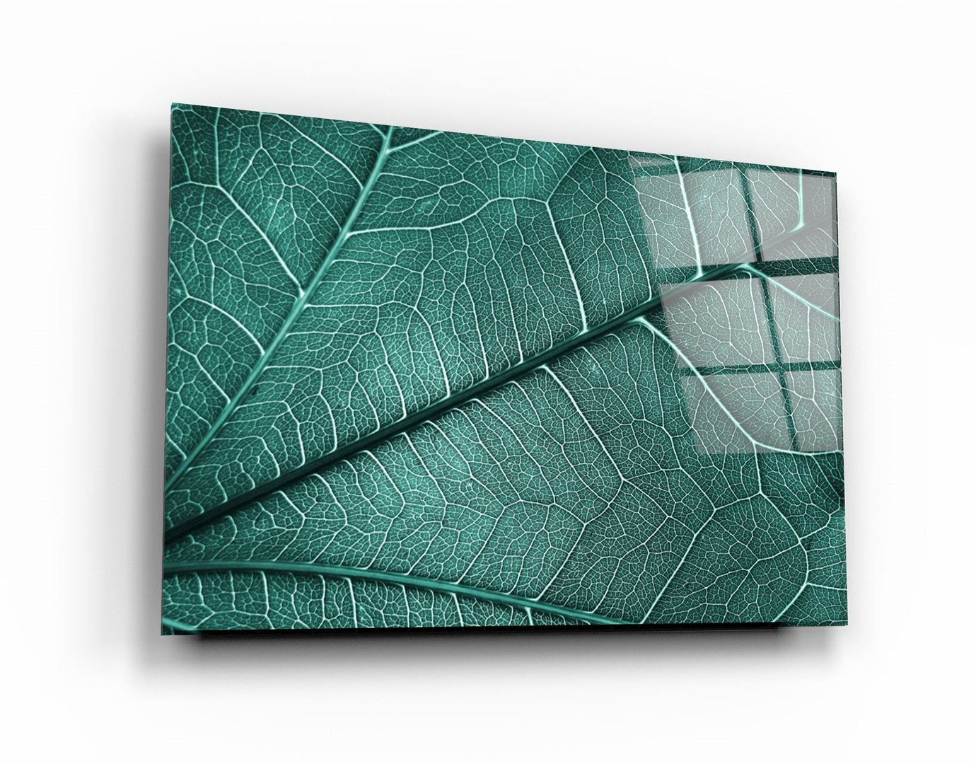 ・„Green Leaf 4“・<tc>Glasbild</tc>