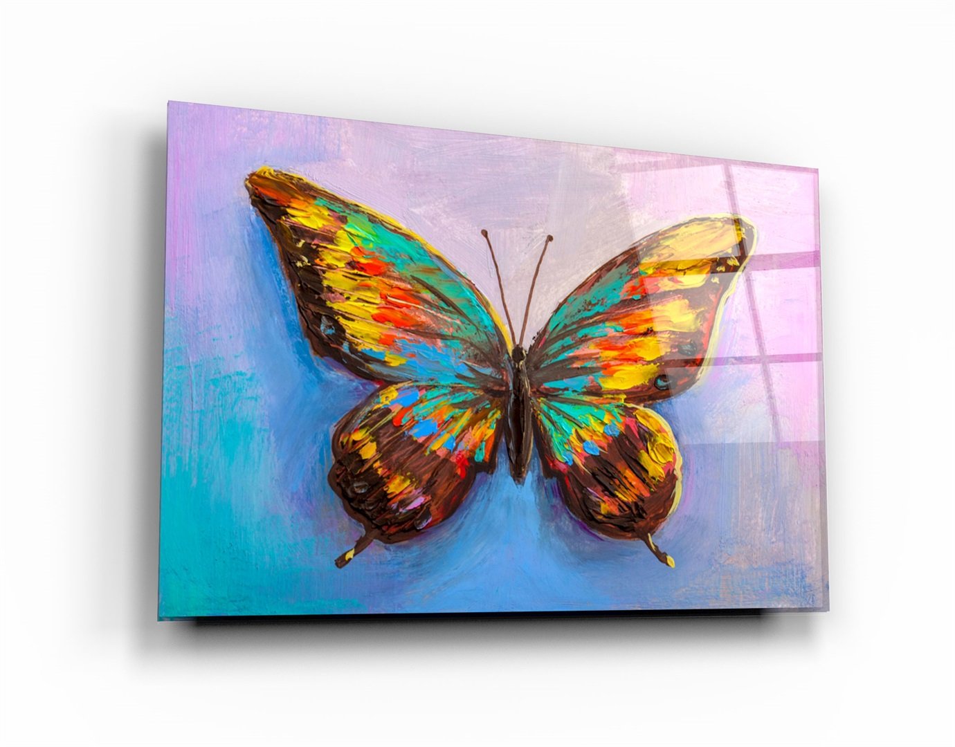 ・"Butterfly 4"・Glass Wall Art