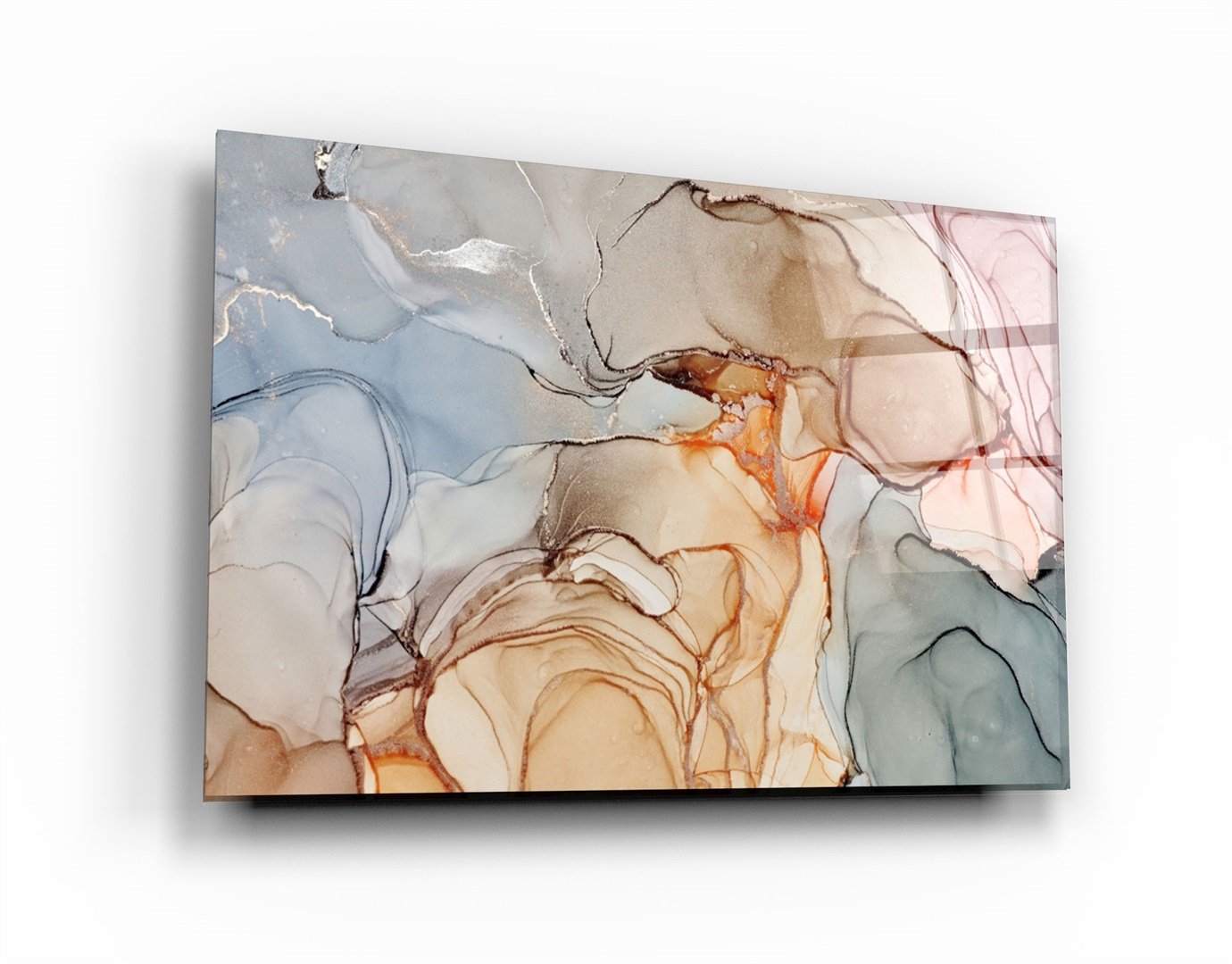 ・"Abstract Pattern V4"・Glass Wall Art