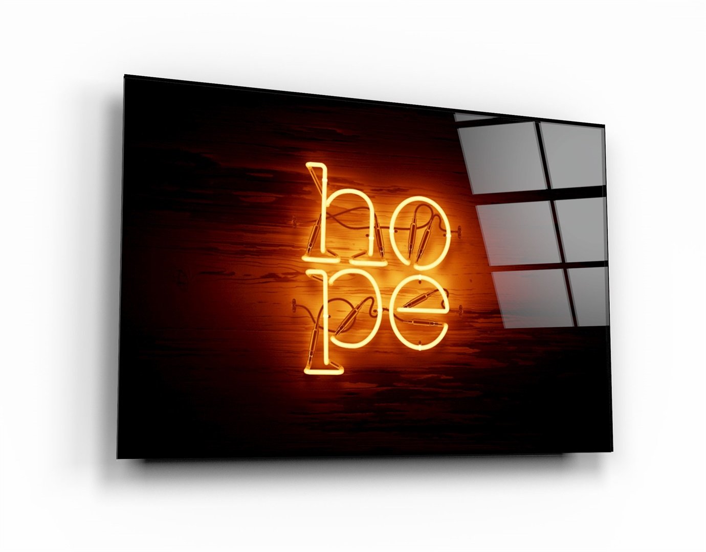 ・"Hope"・Glass Wall Art