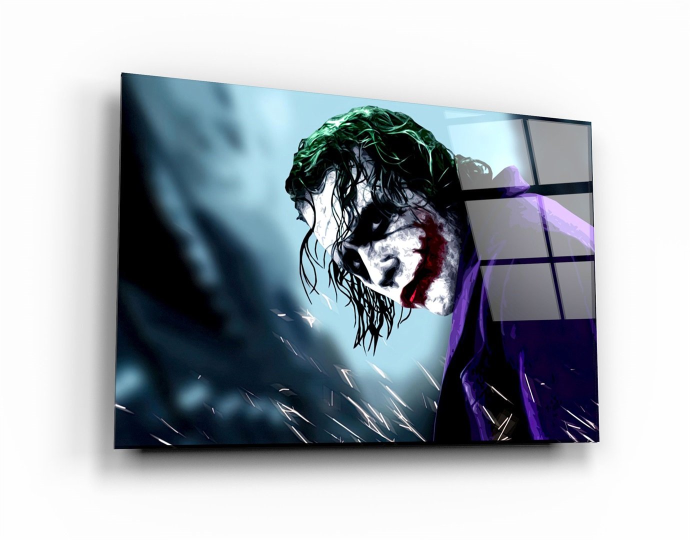 ・"Joker V2"・Glass Wall Art