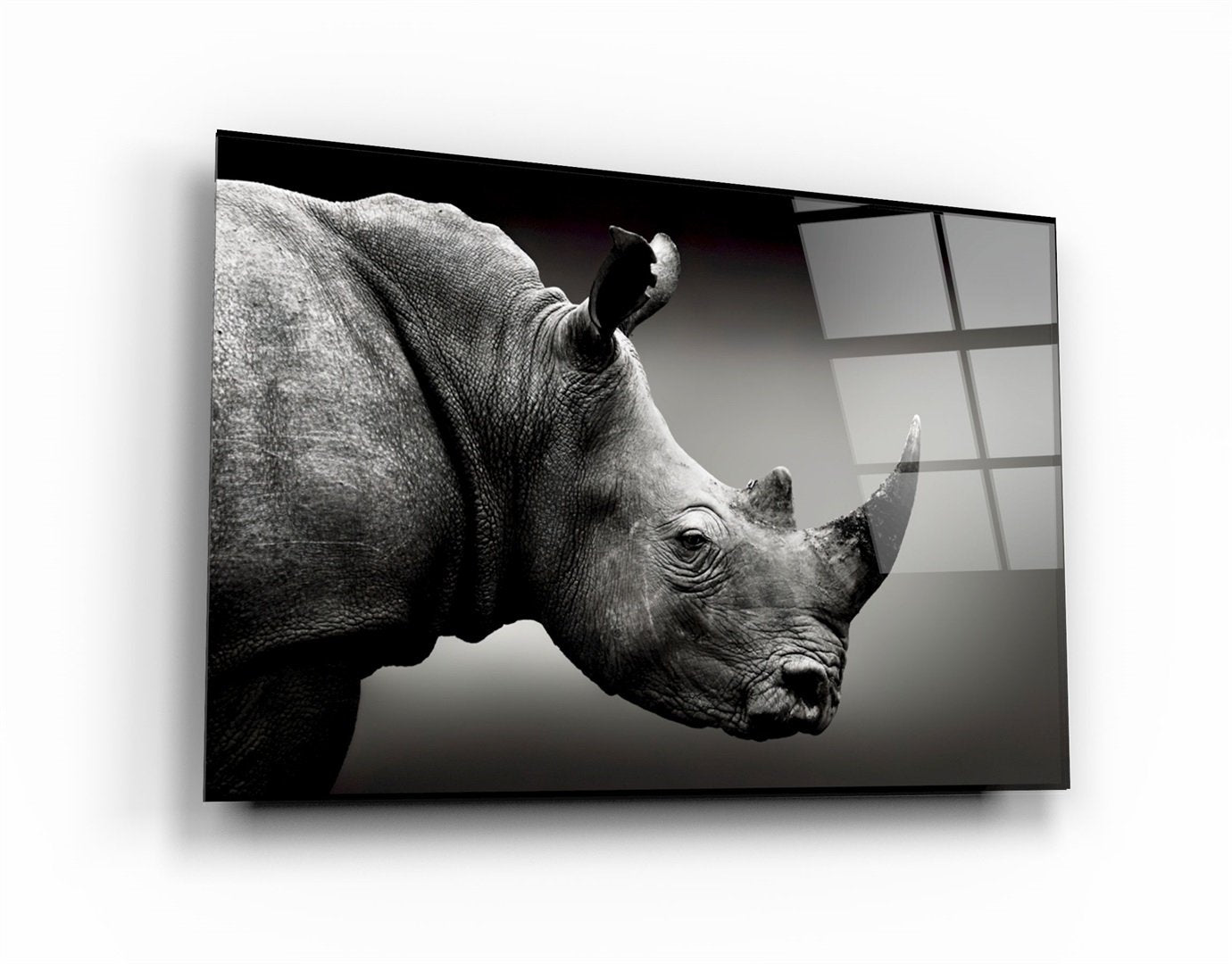 ・"Rhino V2"・Glass Wall Art