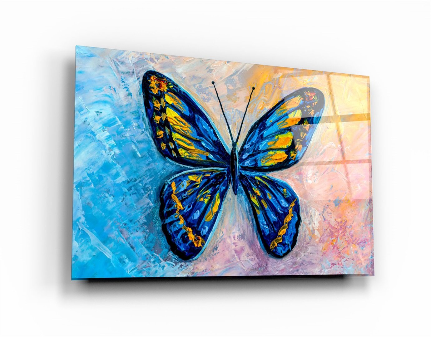 ・"Butterfly 6"・Glass Wall Art