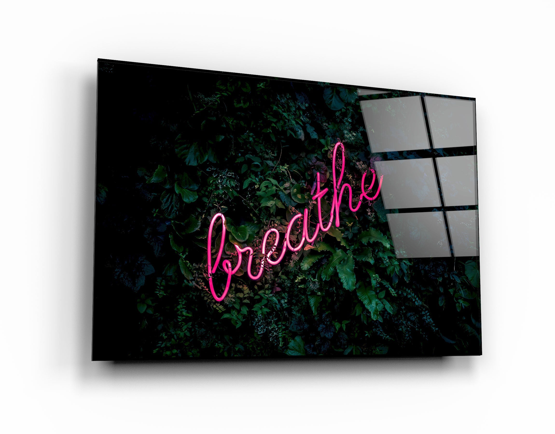 ・"Breathe"・Designer's Collection Glass Wall Art