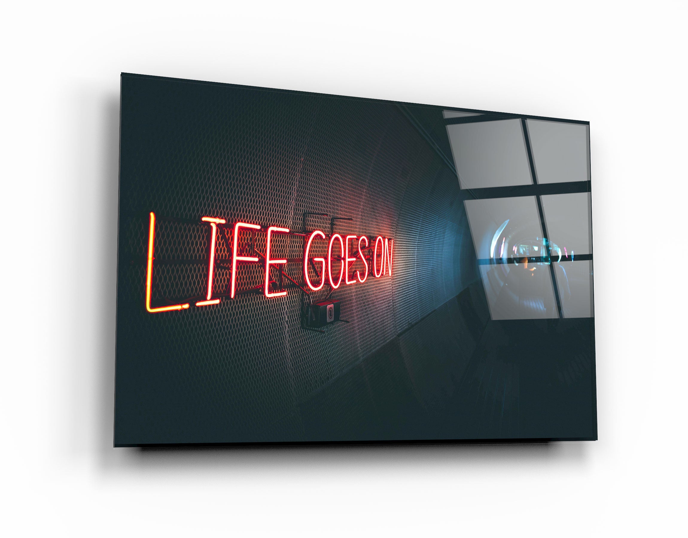 ・"La vie continue"・Art mural en verre de la collection du designer