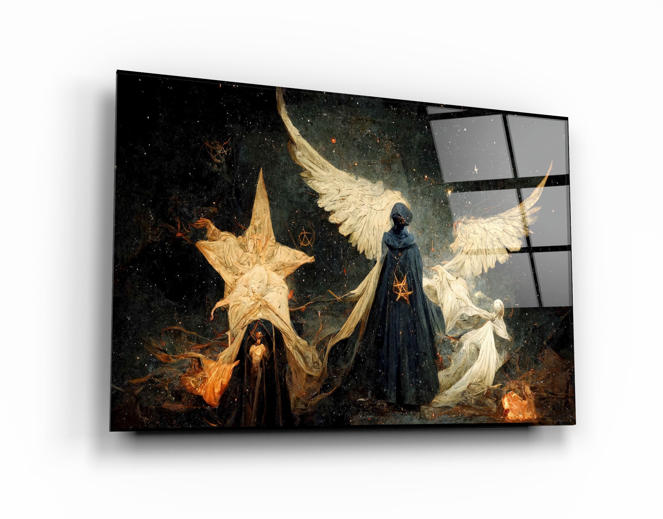 ・« Anges du monde secret »・Art mural en verre de la collection Secret World