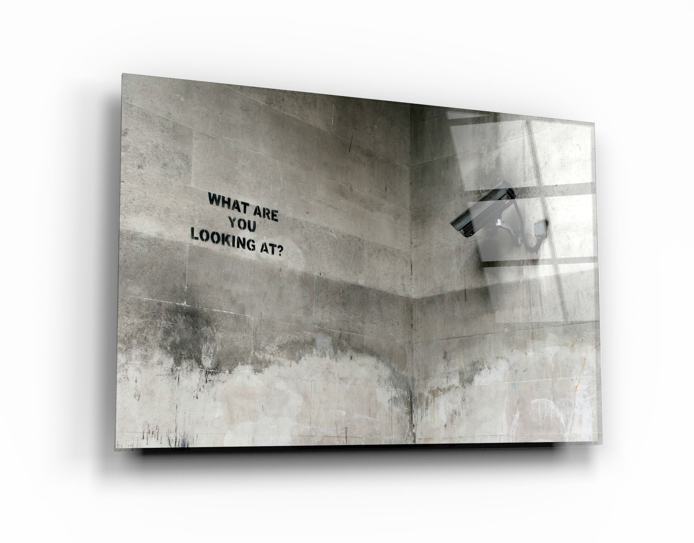 ・"Banksy - What Are You Looking At?"・Designer's Collection Glass Wall Art