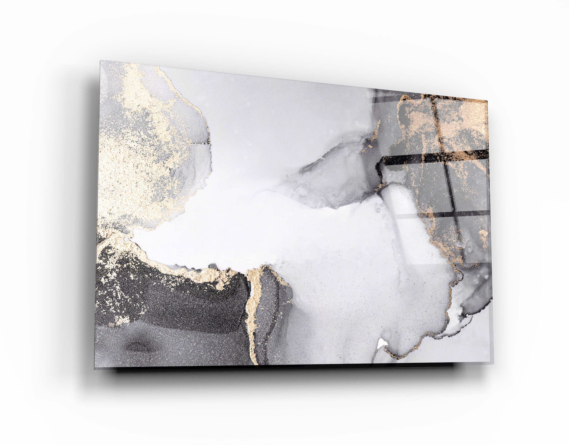 ・"Marble Collection H2"・Glass Wall Art