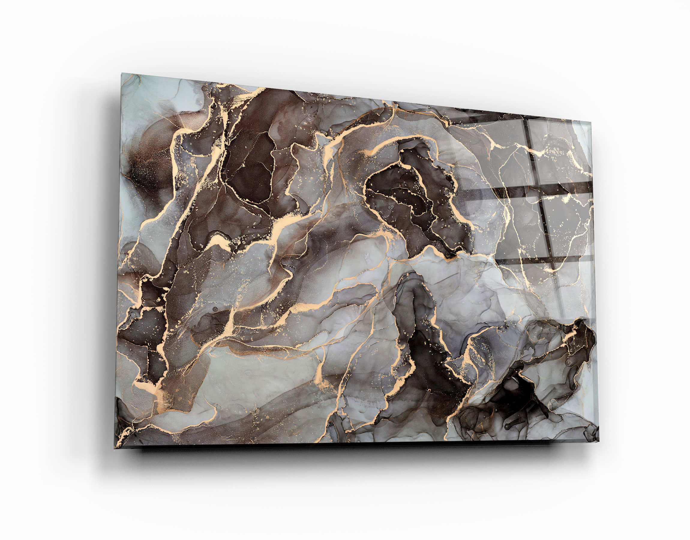 ・"Marble Collection H4"・Glass Wall Art