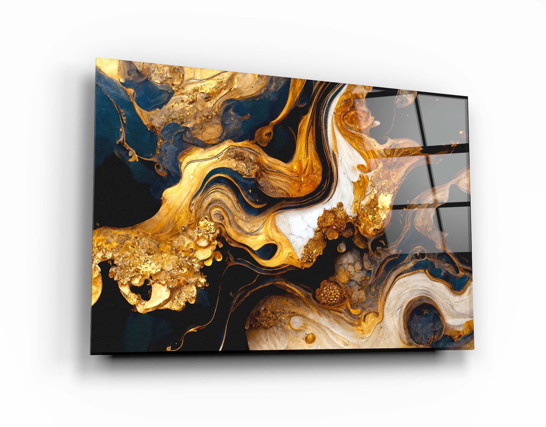 ・"Marble Collection H12"・Glass Wall Art