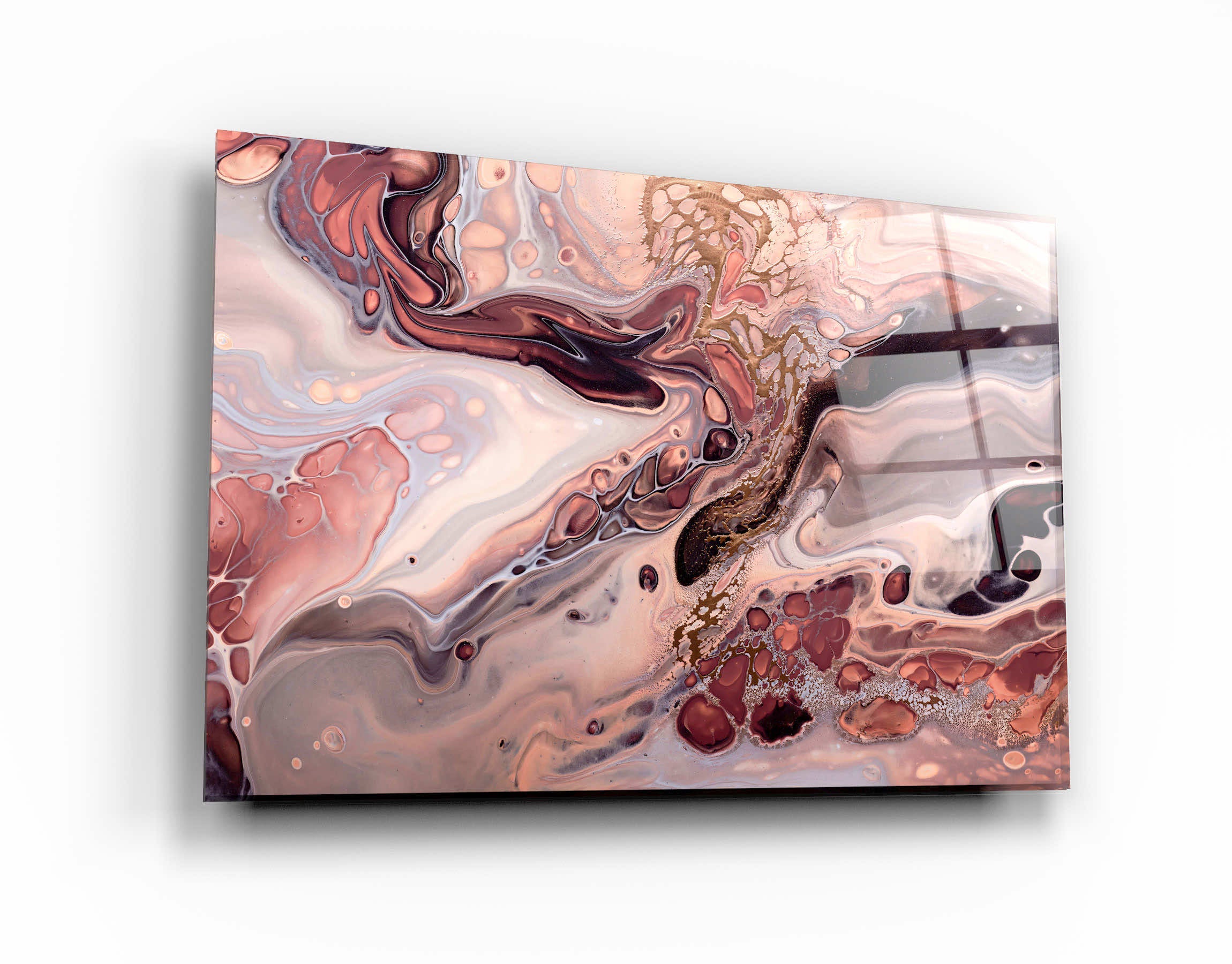 ・"Marble Collection H25"・Glass Wall Art