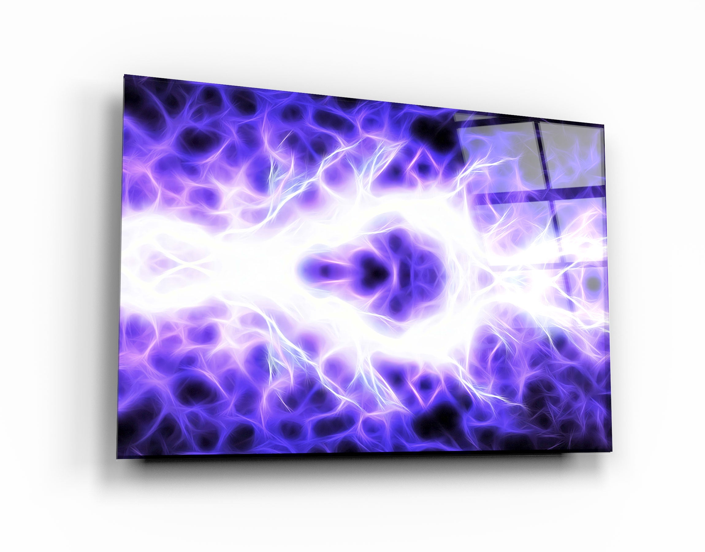 ・"Lightning"・Glass Wall Art