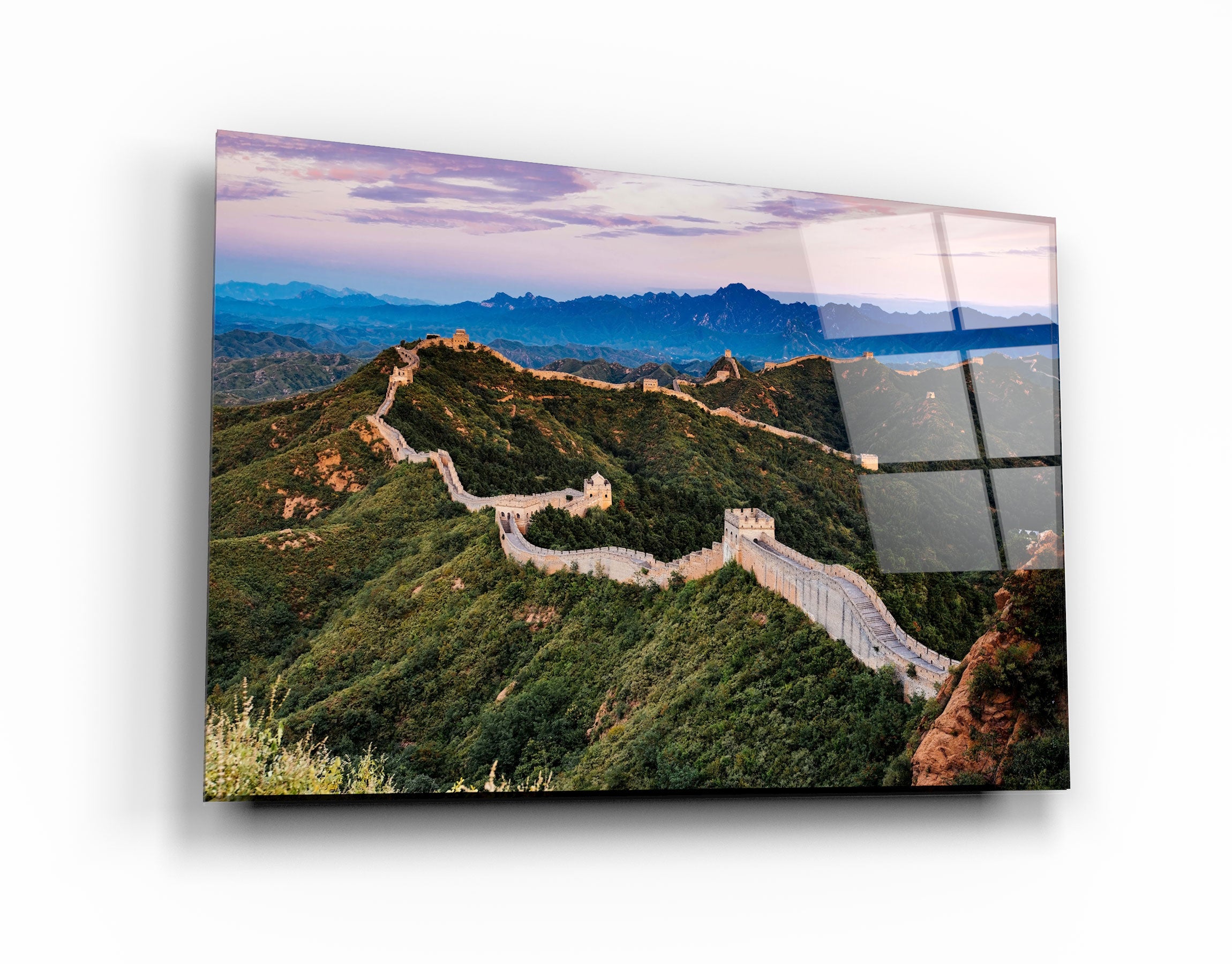 ・„Die Chinesische Mauer“・<tc>Glasbild</tc>