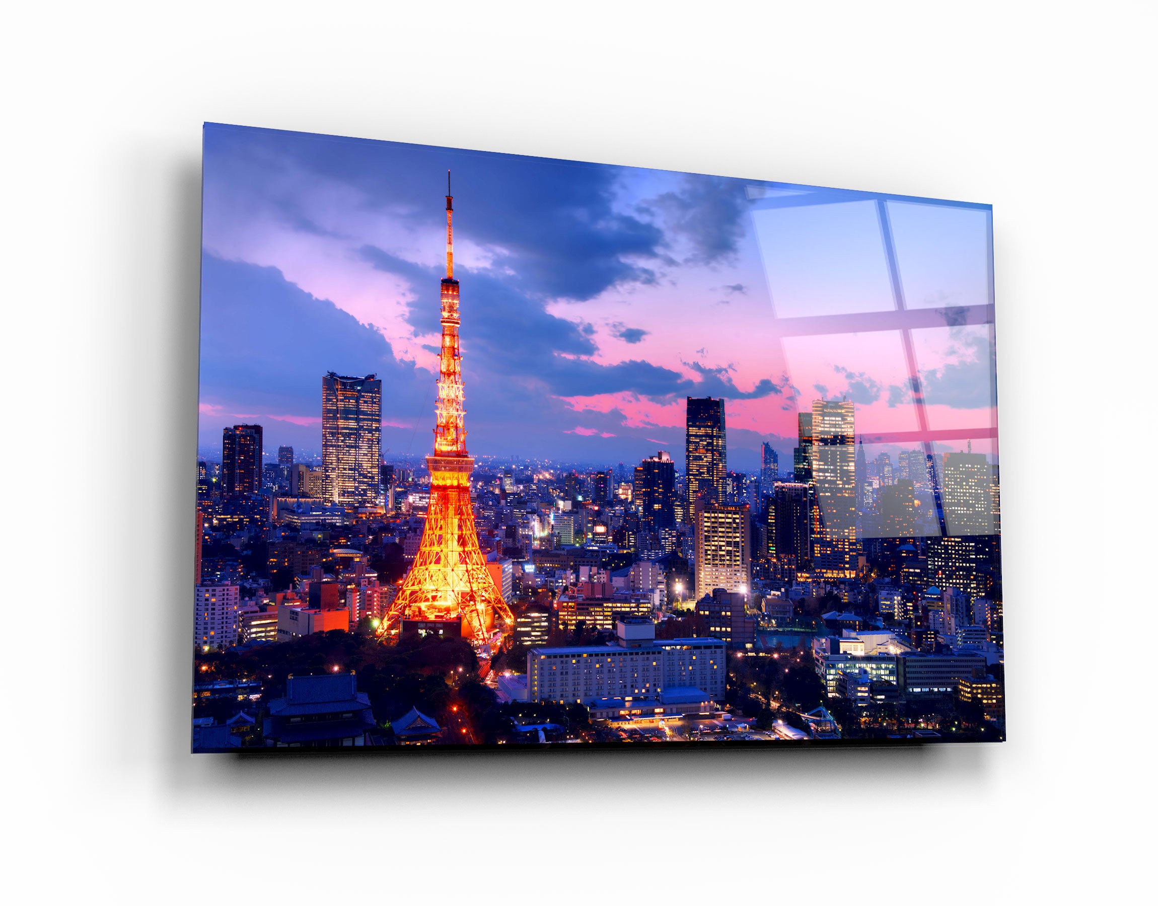 ・„Tokyo Skyline“・<tc>Glasbild</tc>