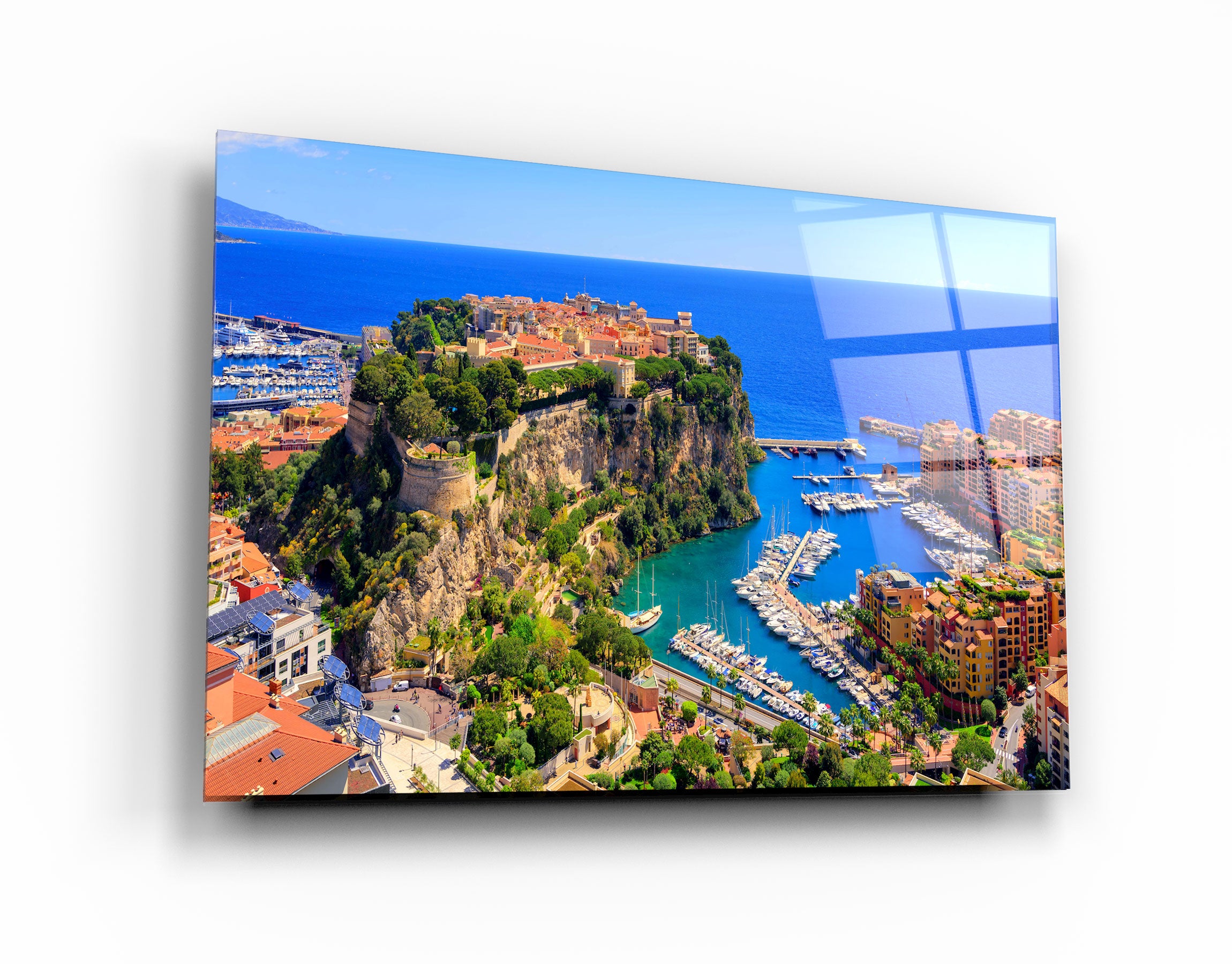 ・"Monaco"・Glass Wall Art