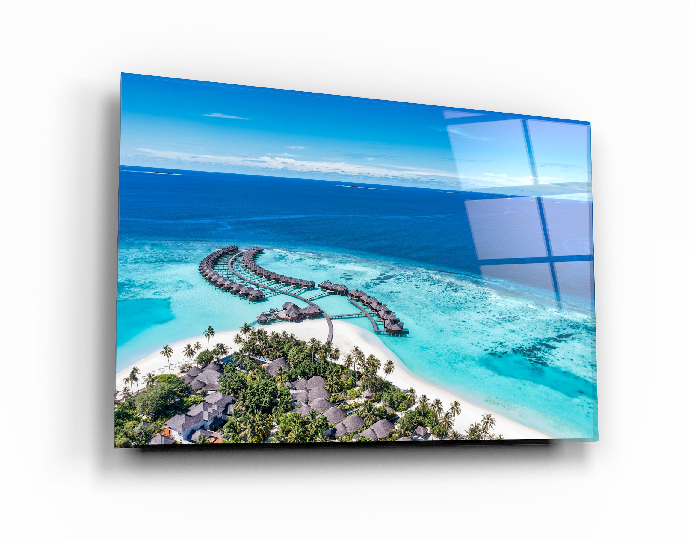 ・„Malediven“・<tc>Glasbild</tc>