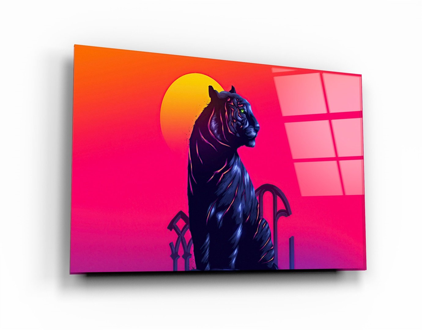 ・"Tiger Neo"・Glass Wall Art