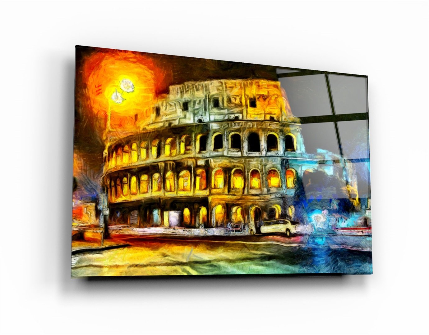 ・"Rome Colosseum"・Glass Wall Art