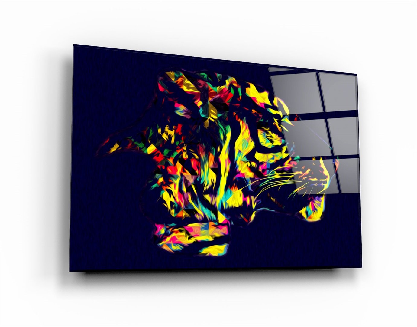 ・"Colormix Tiger・Glass Wall Art