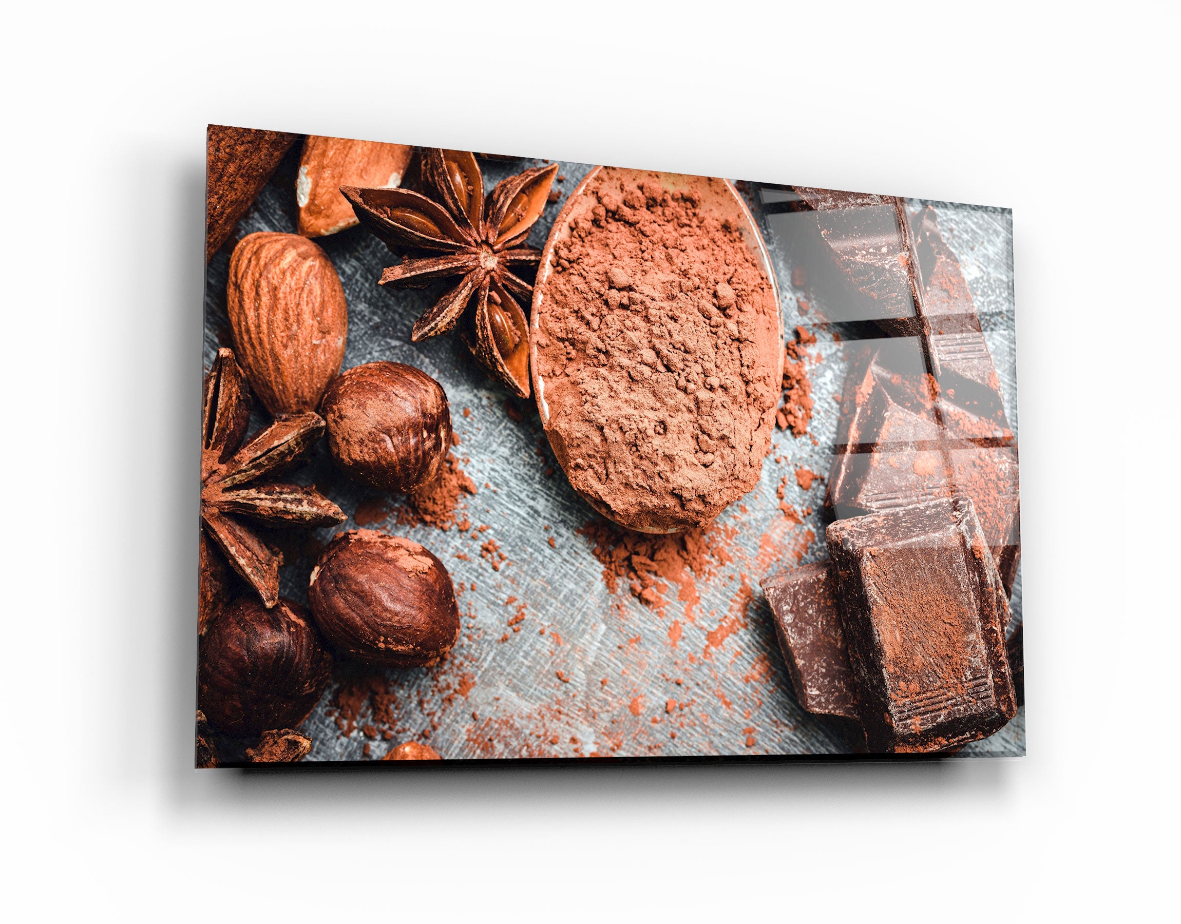 ・"Amande et chocolat"・Art mural en verre