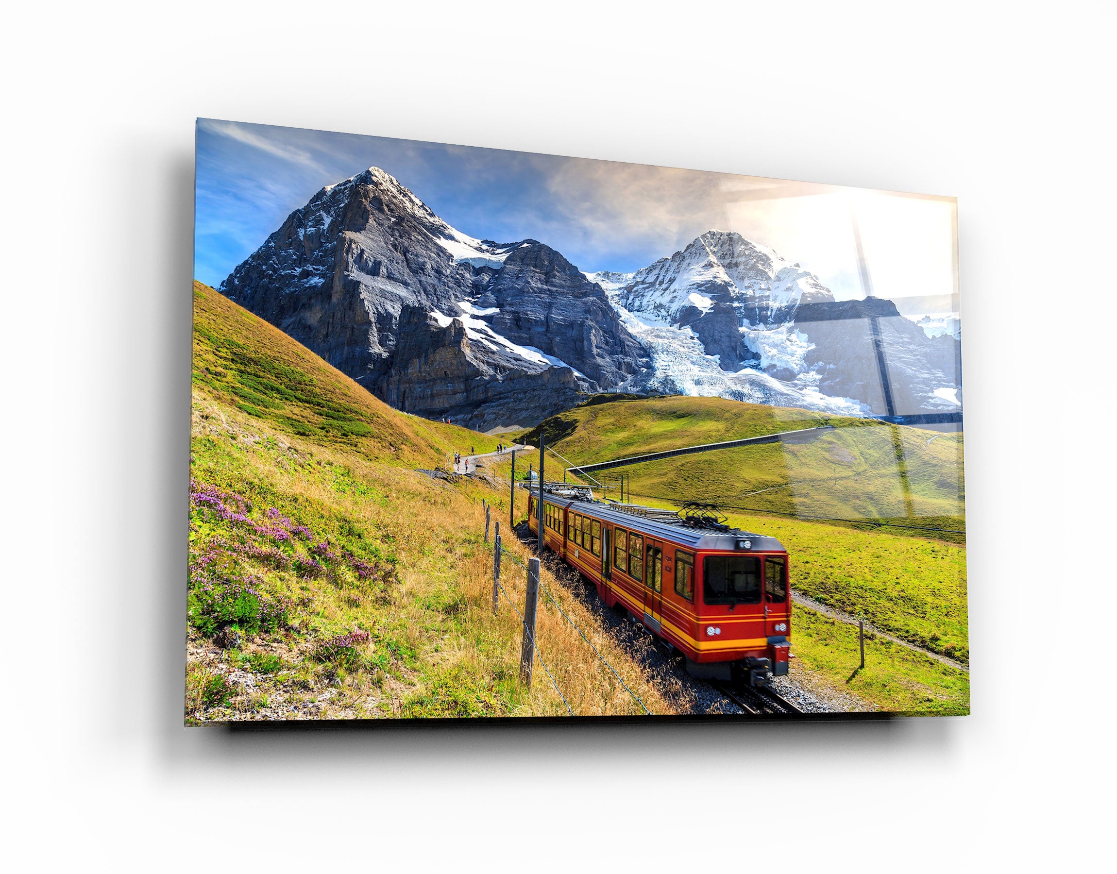 ・"Mountain Of Eiger"・Glass Wall Art