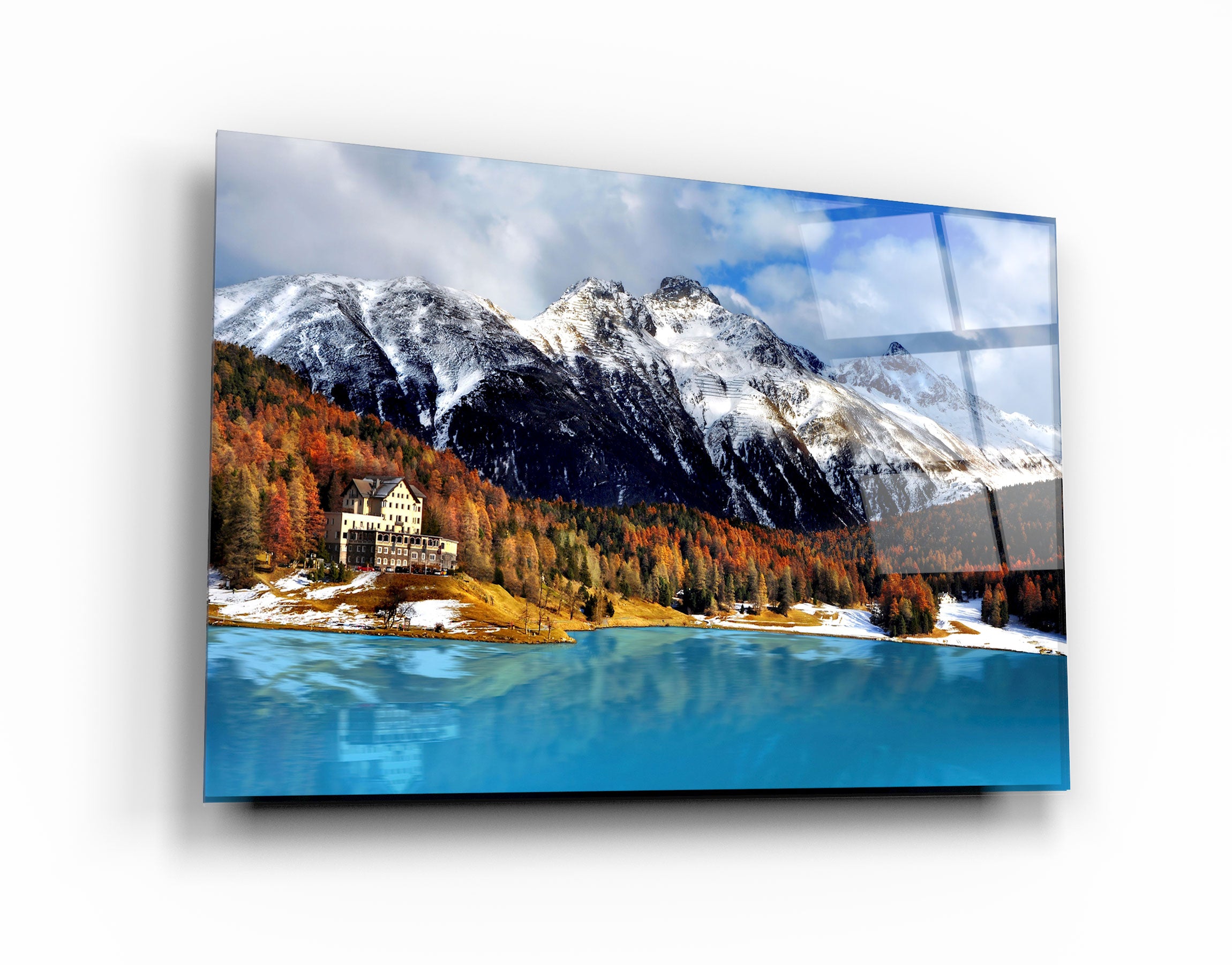 ・"Beauty Of SWITZERLAND"・Glass Wall Art