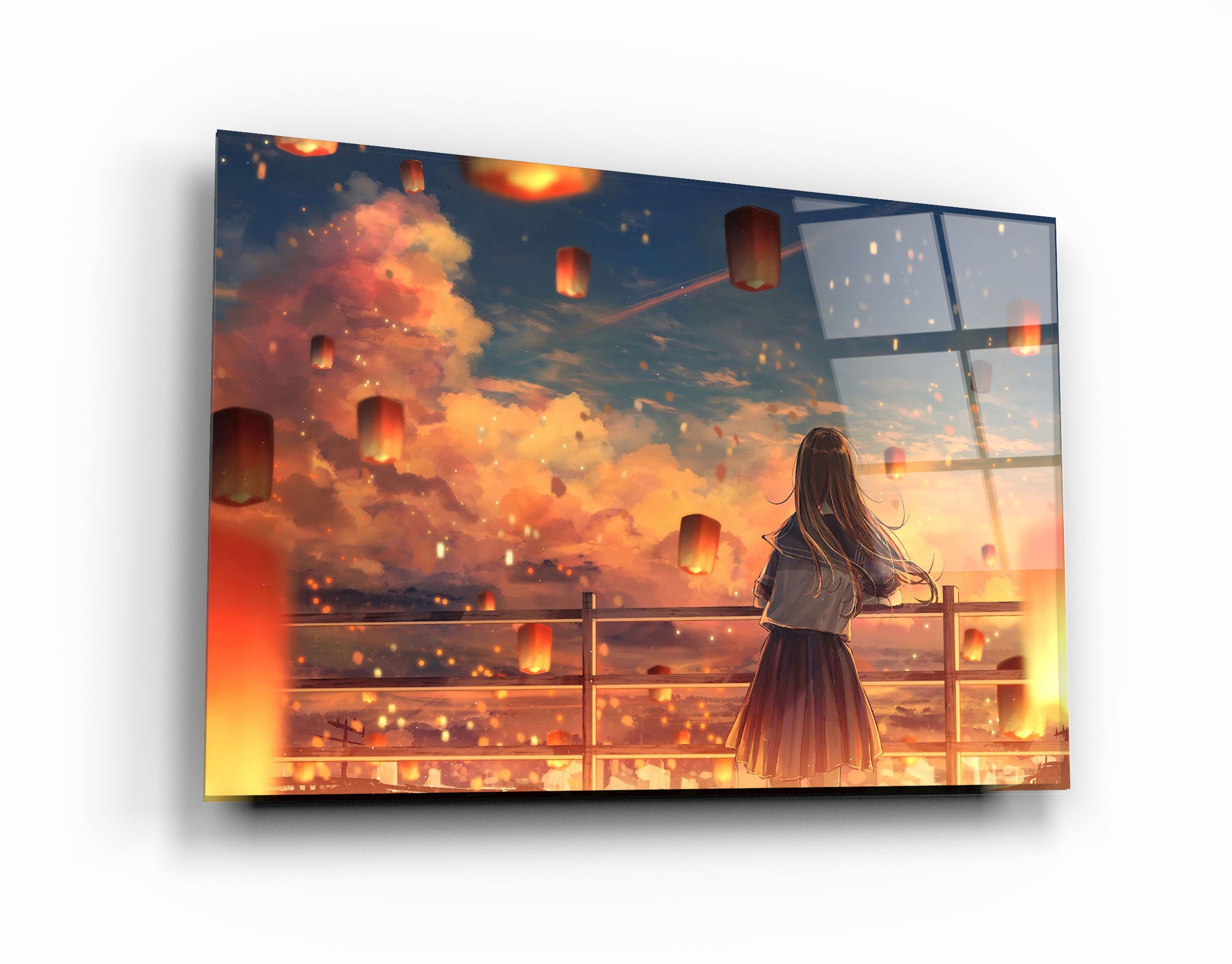 ・"The Last Wishes"・Glass Wall Art