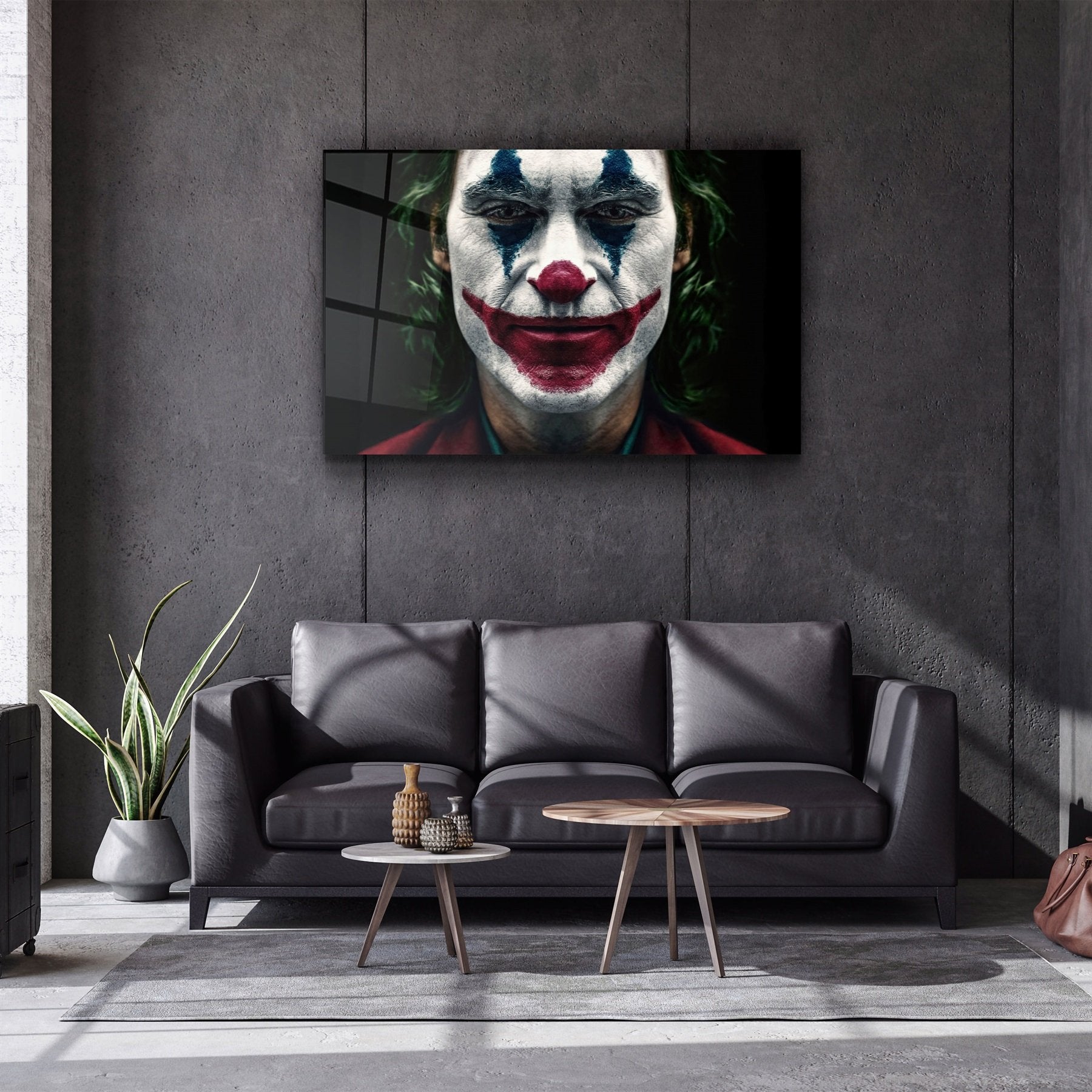 ・"Joker - Smile"・Glass Wall Art