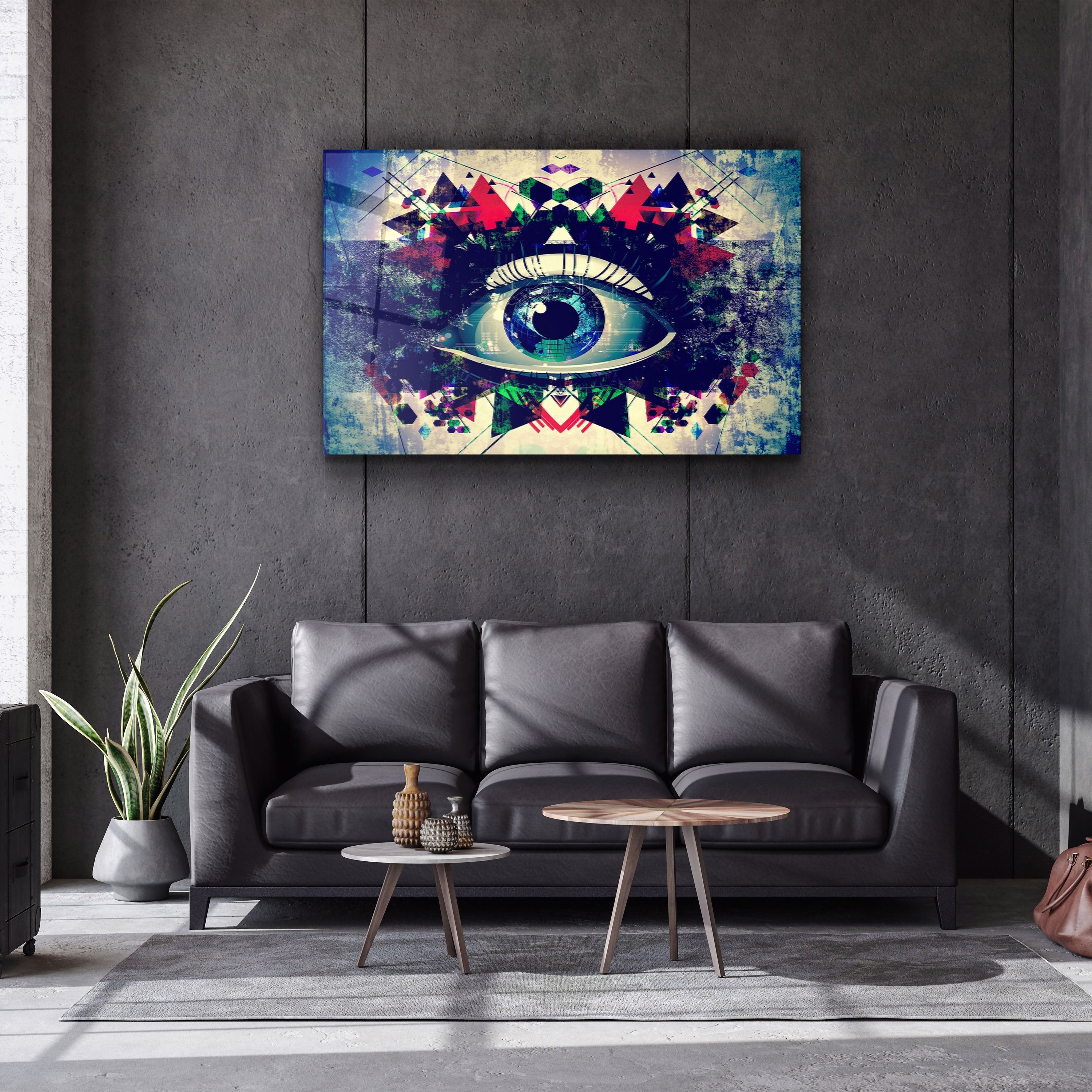 ・"Modern Eye"・Glass Wall Art