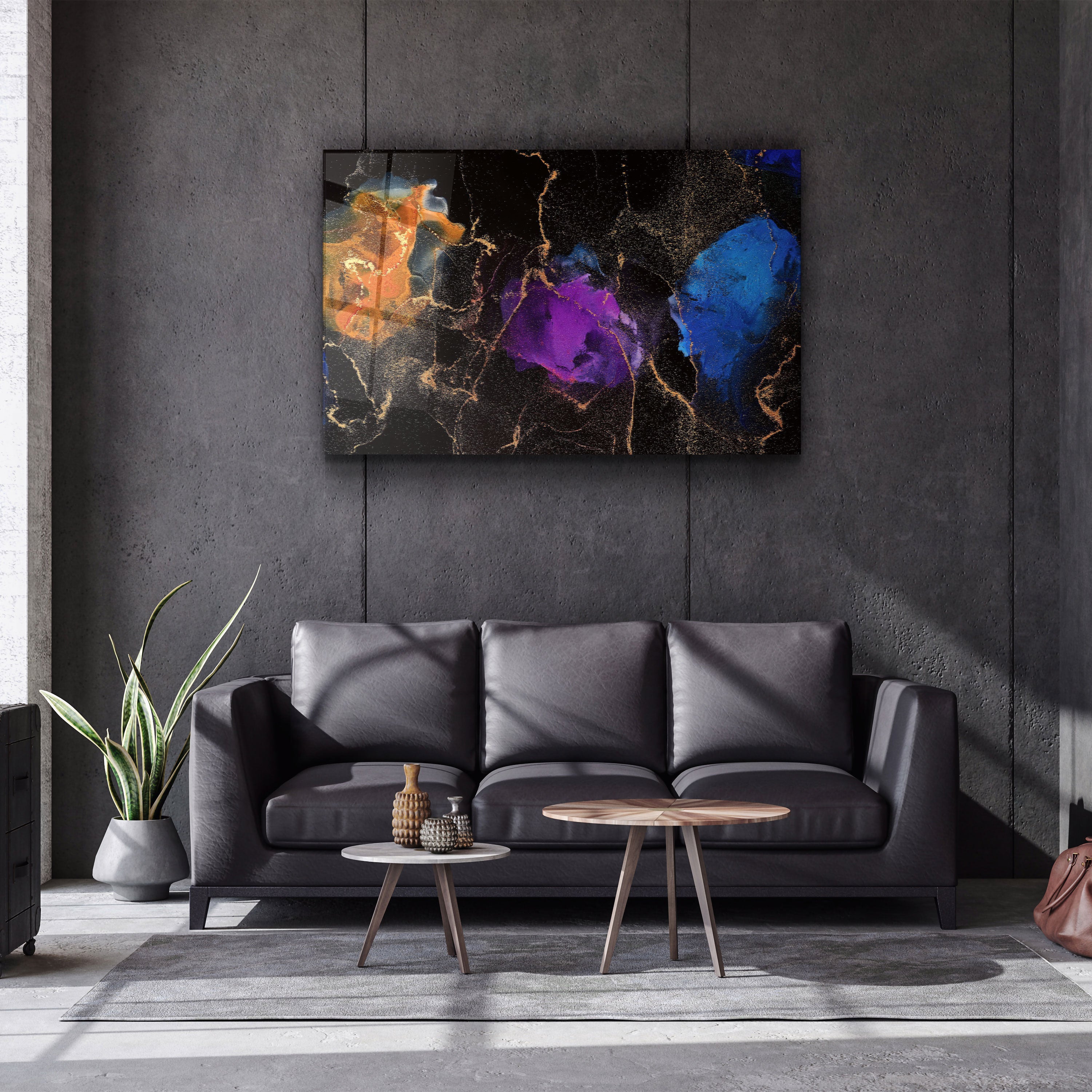 ・"Marble Design V3"・Art mural en verre