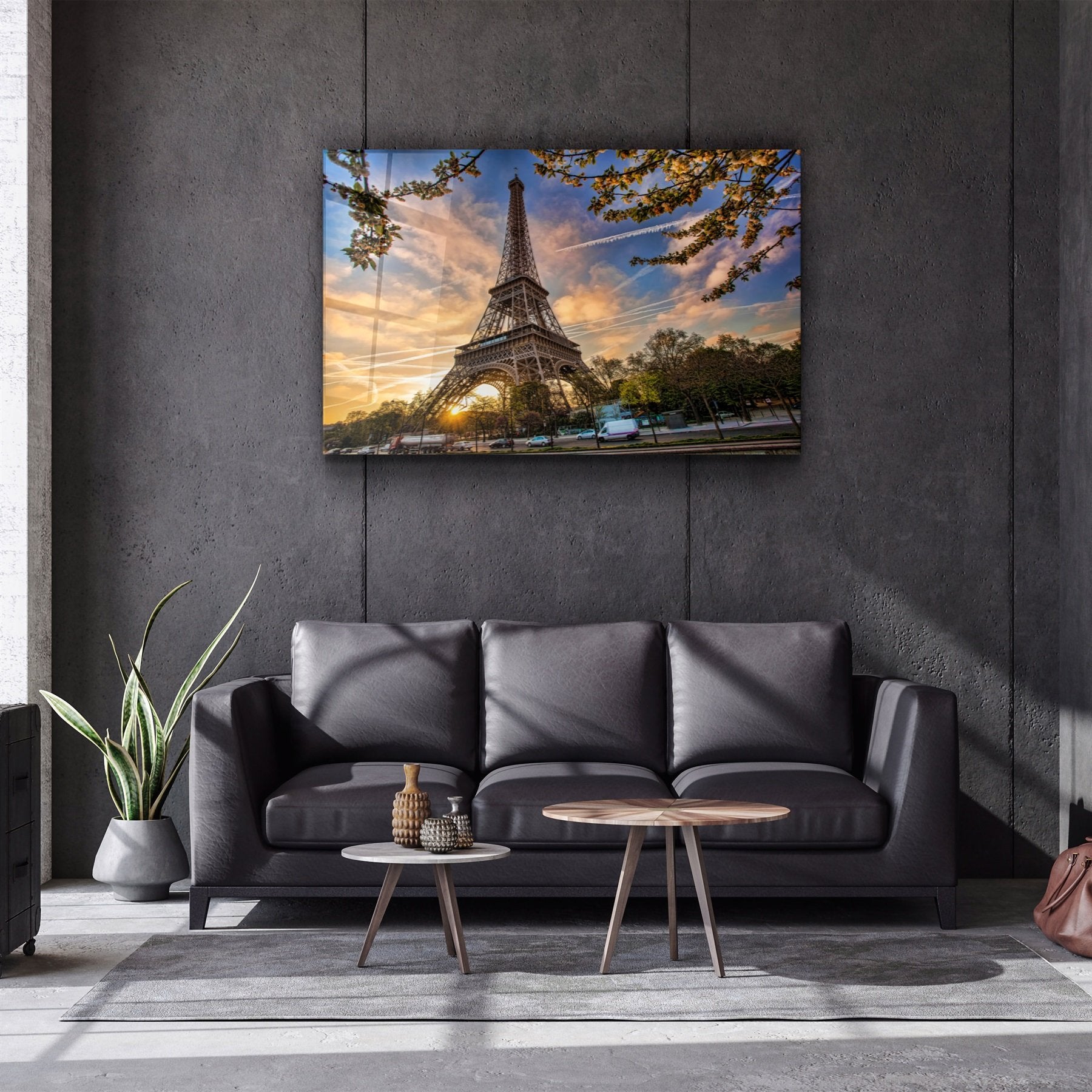 ・"Tour Eiffel"・Art mural en verre