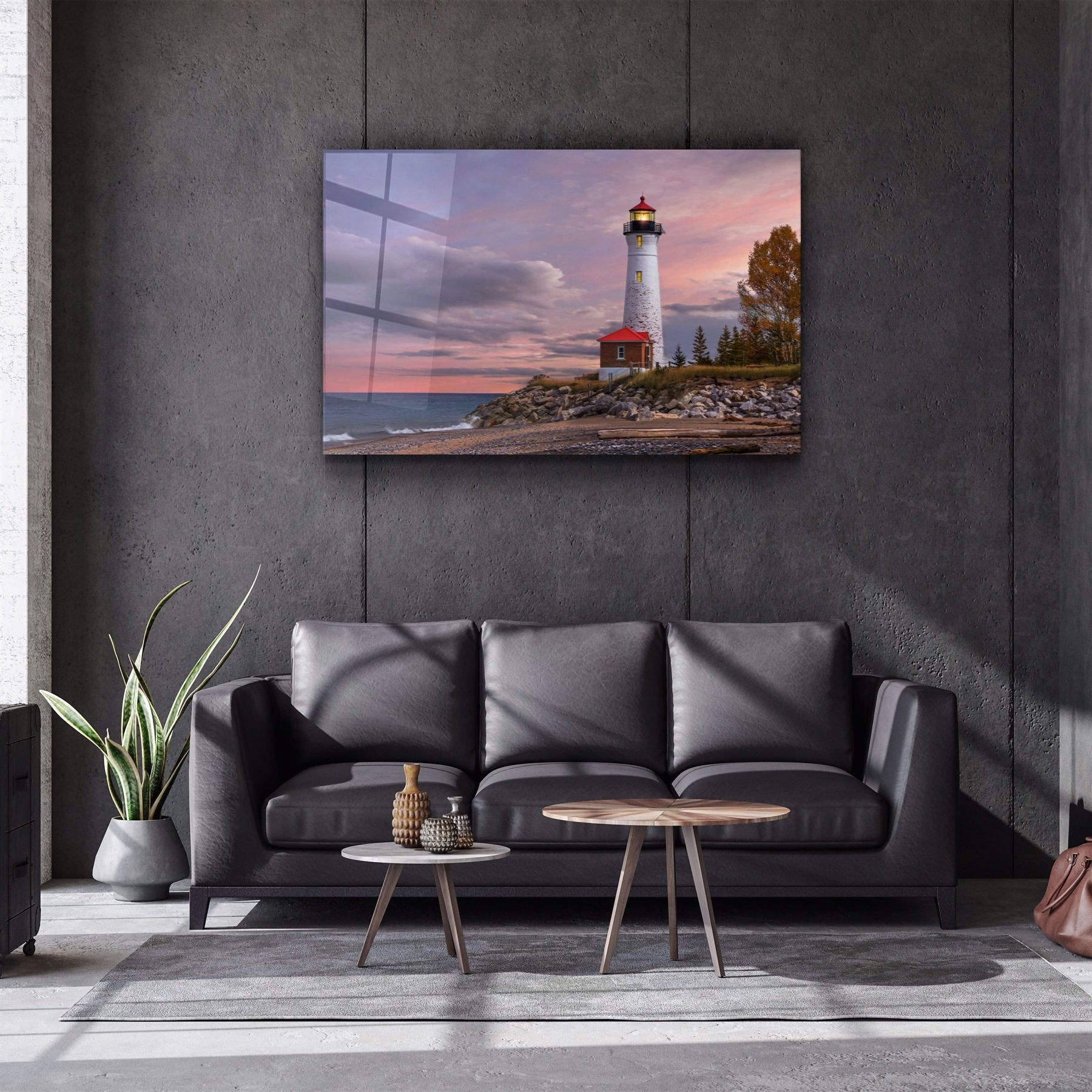 ・"Phare"・Art mural en verre