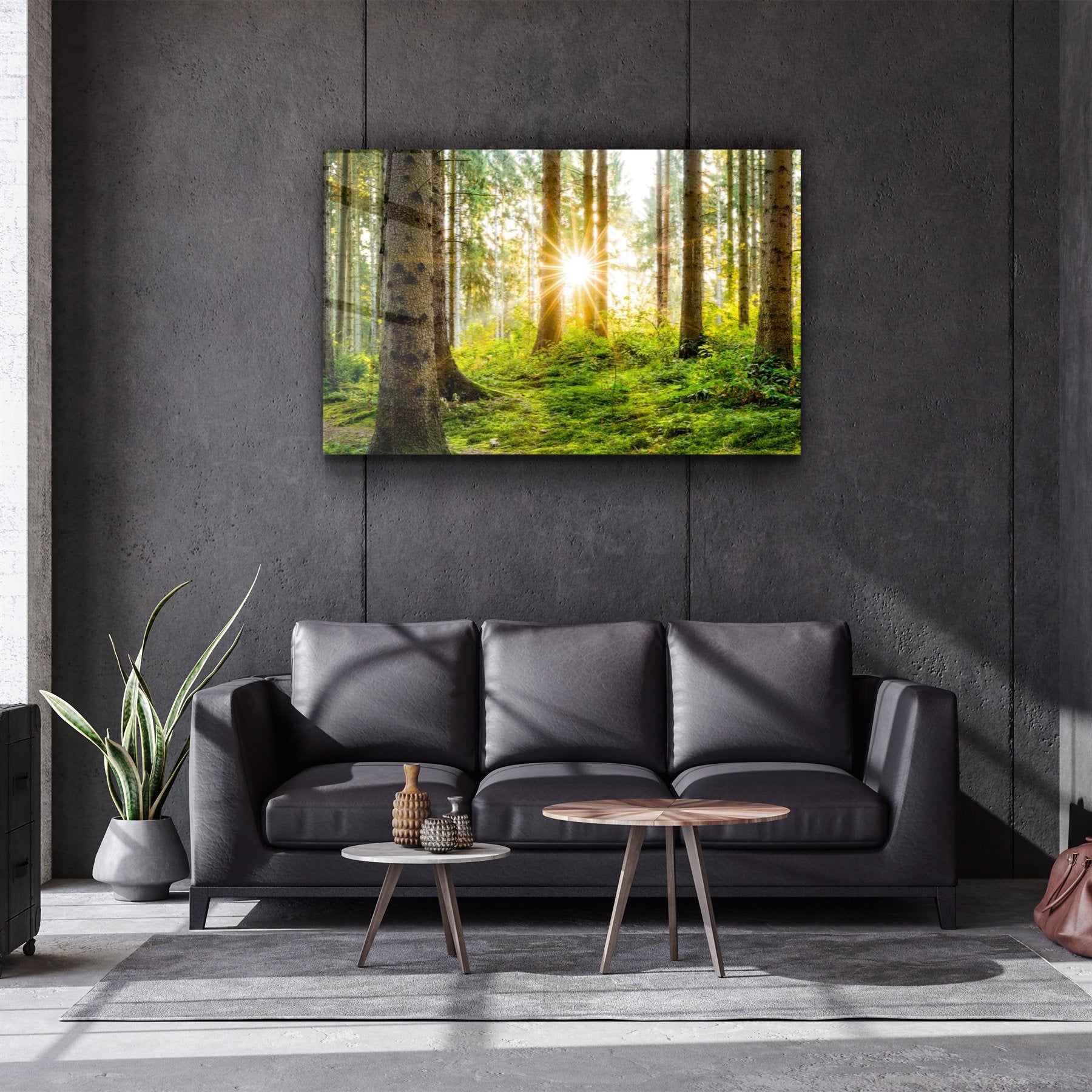 ・"The Forest"・Glass Wall Art