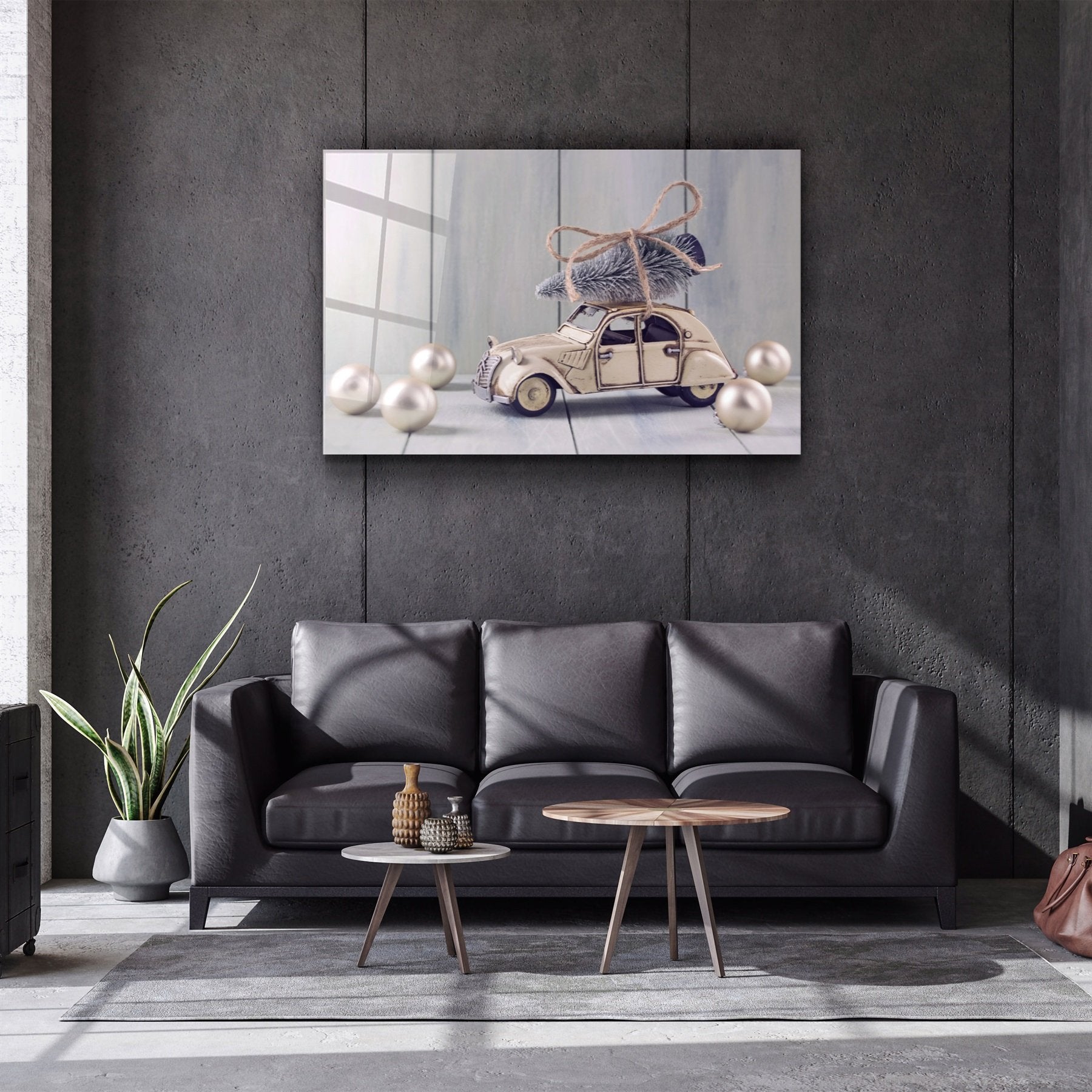 ・"Citroën"・Art mural en verre