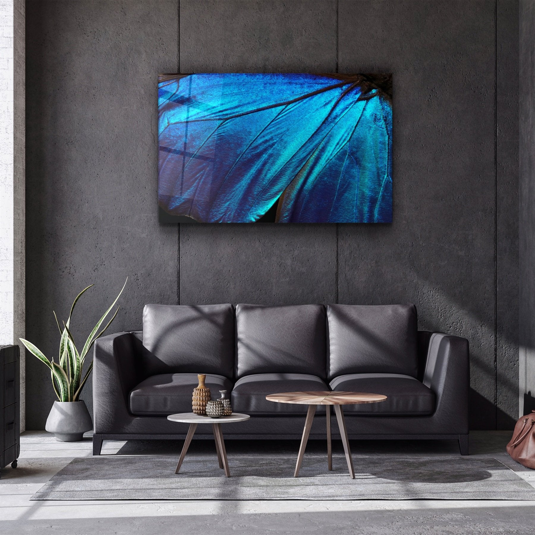 ・"Butterfly Wing"・Glass Wall Art