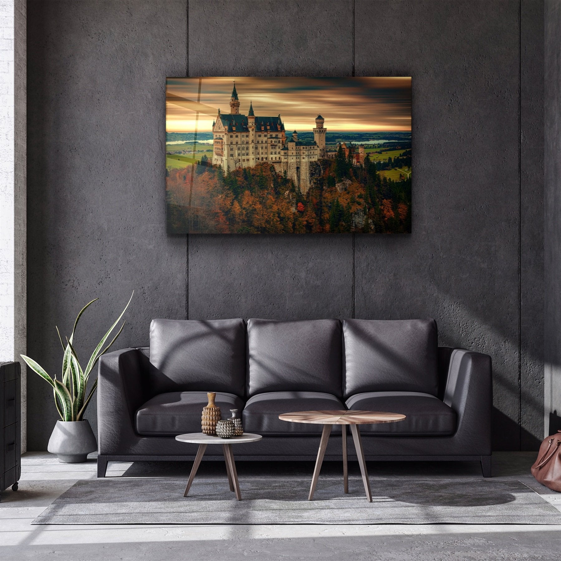 ・"Castle"・Glass Wall Art