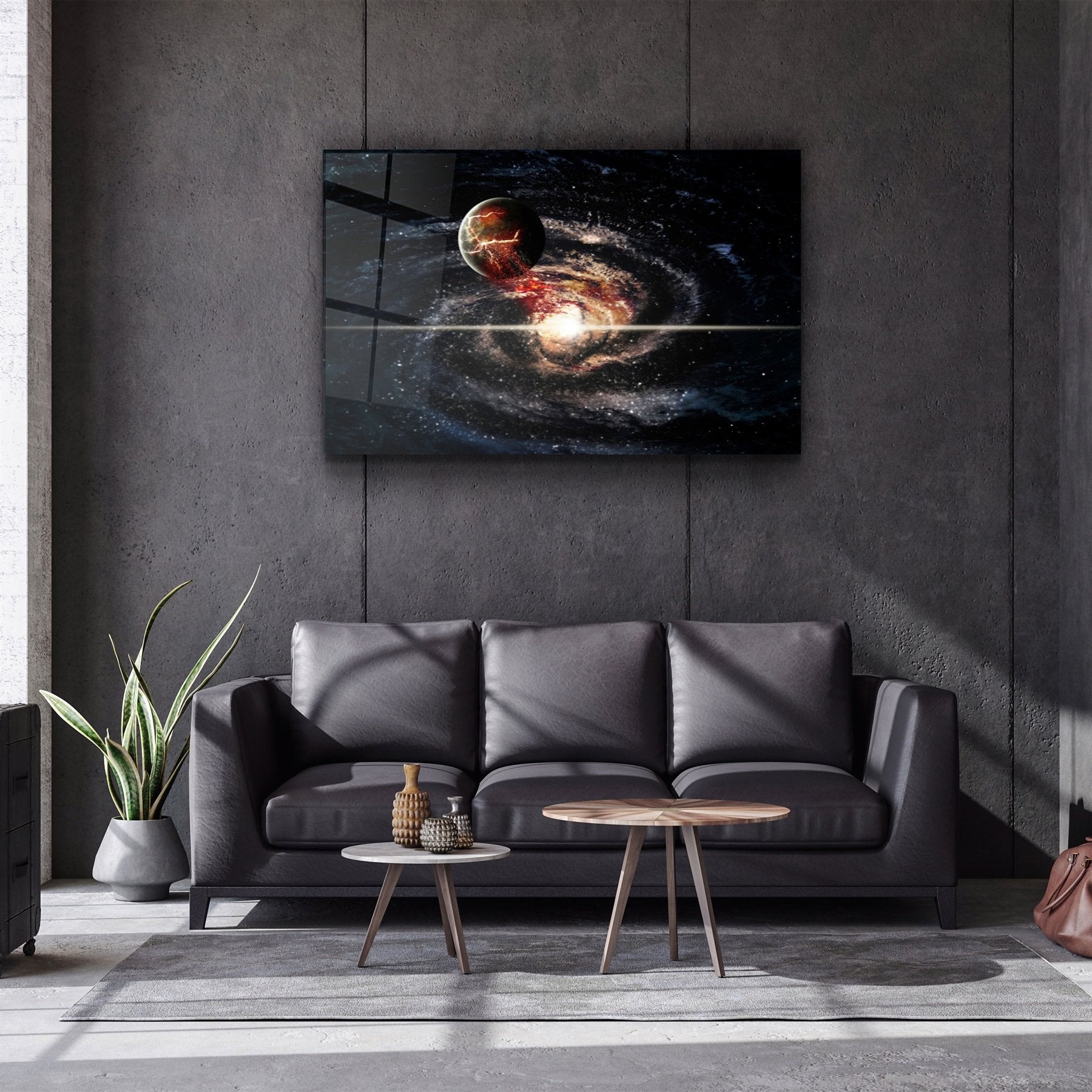・"Lost in Space"・Glass Wall Art