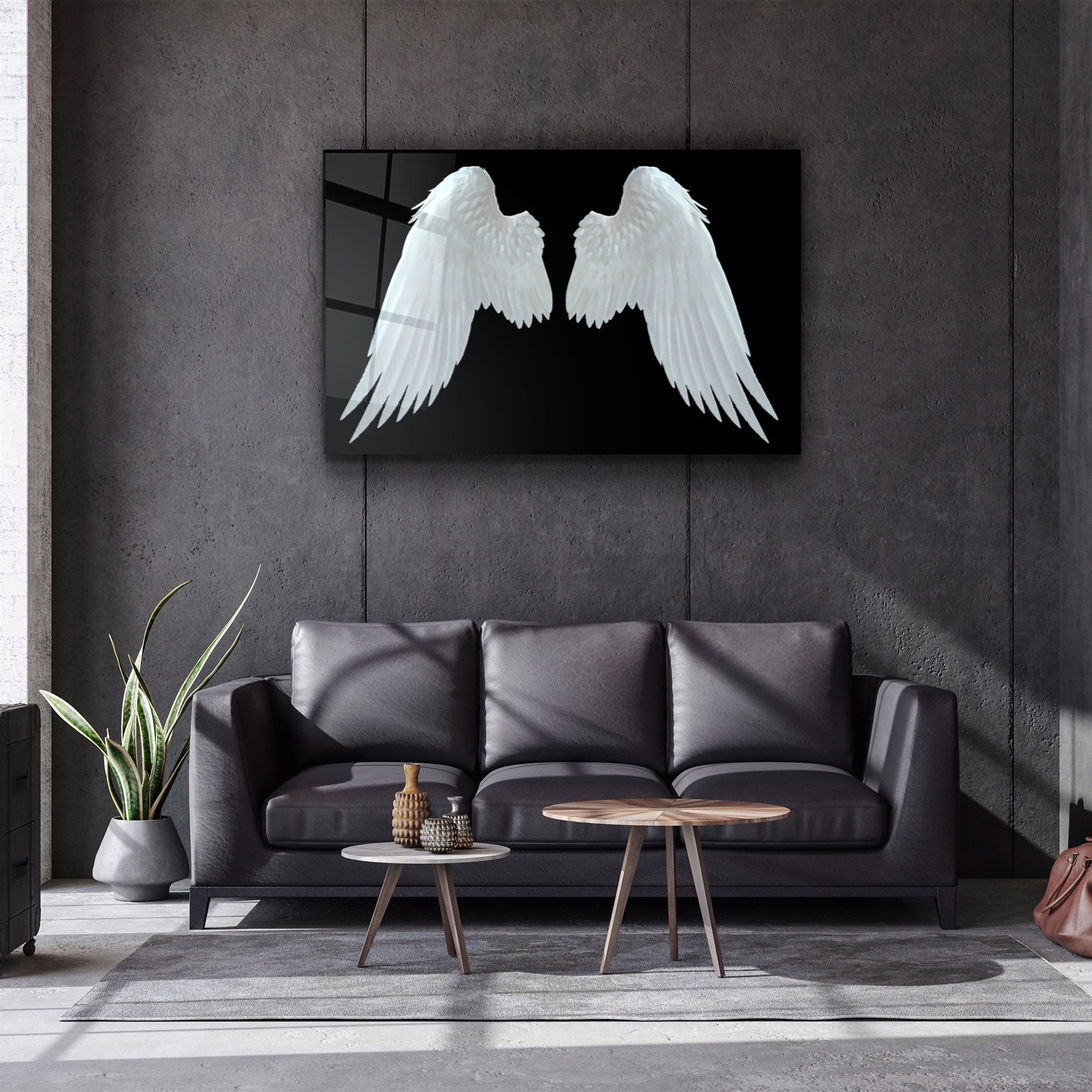・"Angel Wings"・Glass Wall Art
