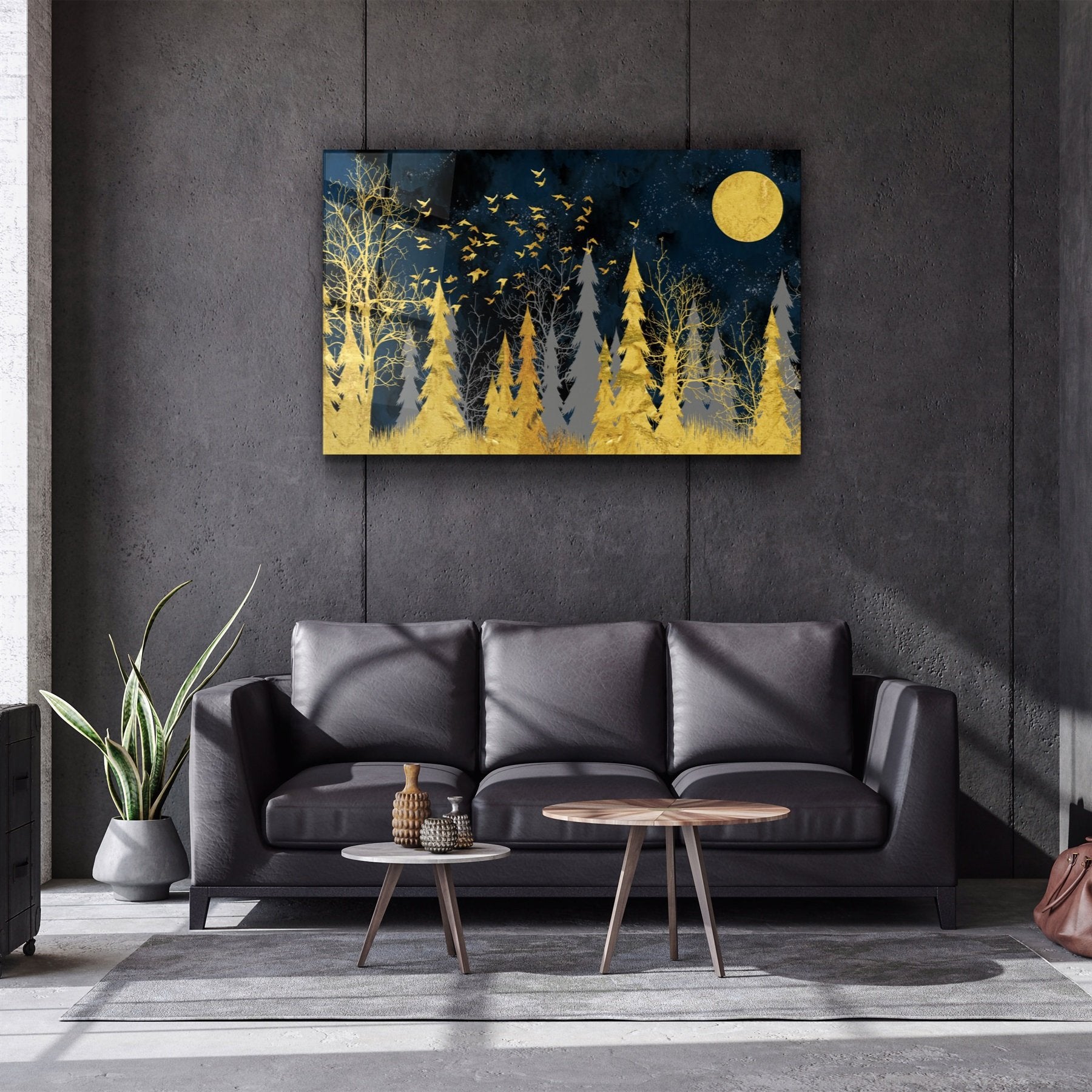 ・"Cute Forest7"・Art mural en verre