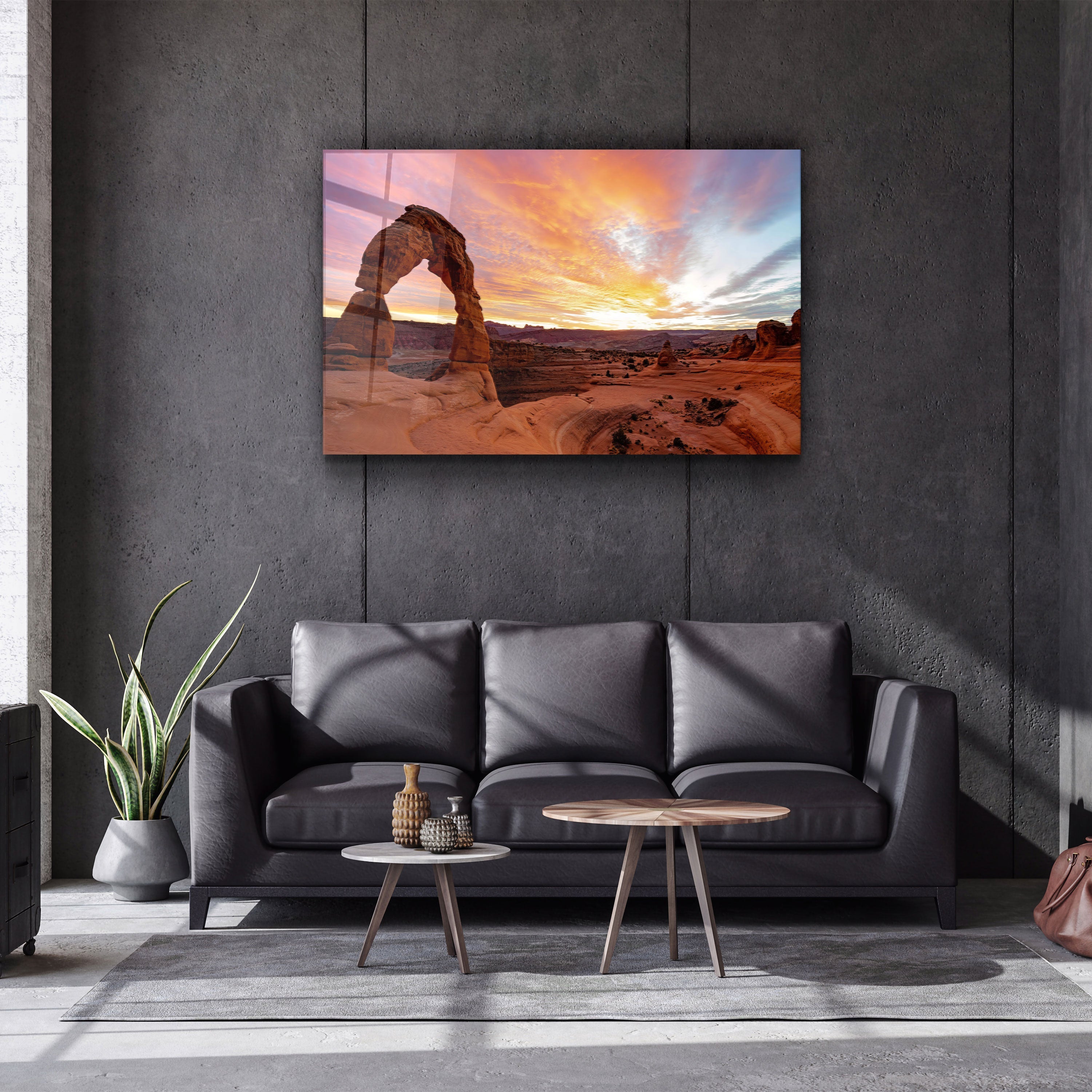 ・„Delicate Arch“・Designer-Kollektion <tc>Glasbild</tc>