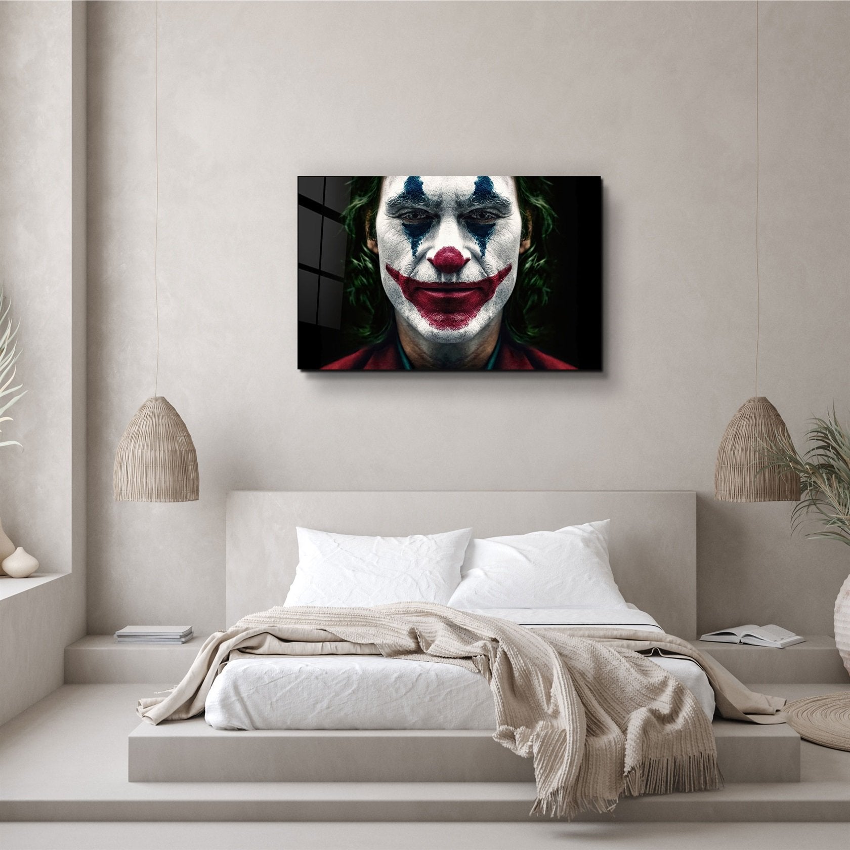 ・„Joker – Lächeln“・<tc>Glasbild</tc>