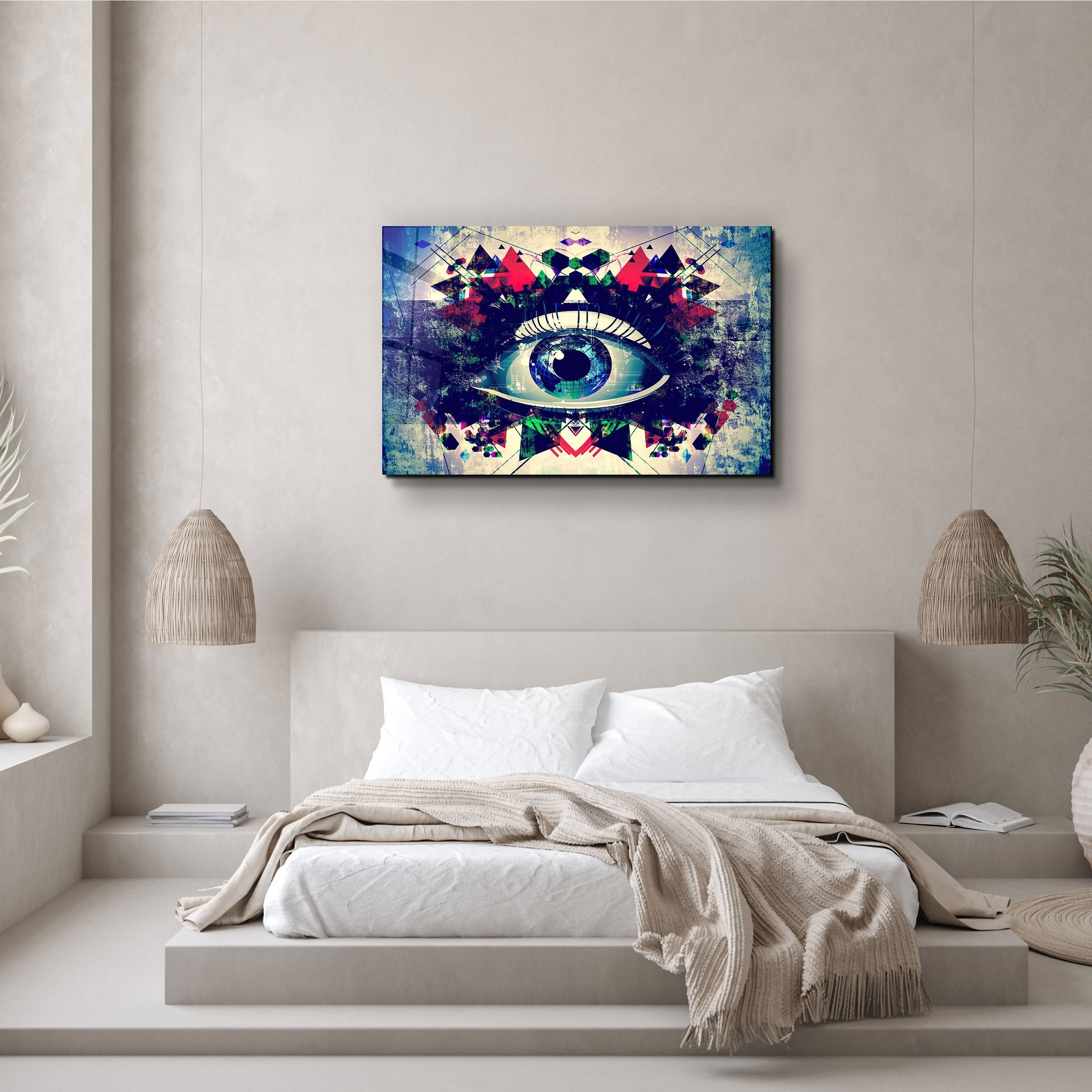 ・"Modern Eye"・Glass Wall Art