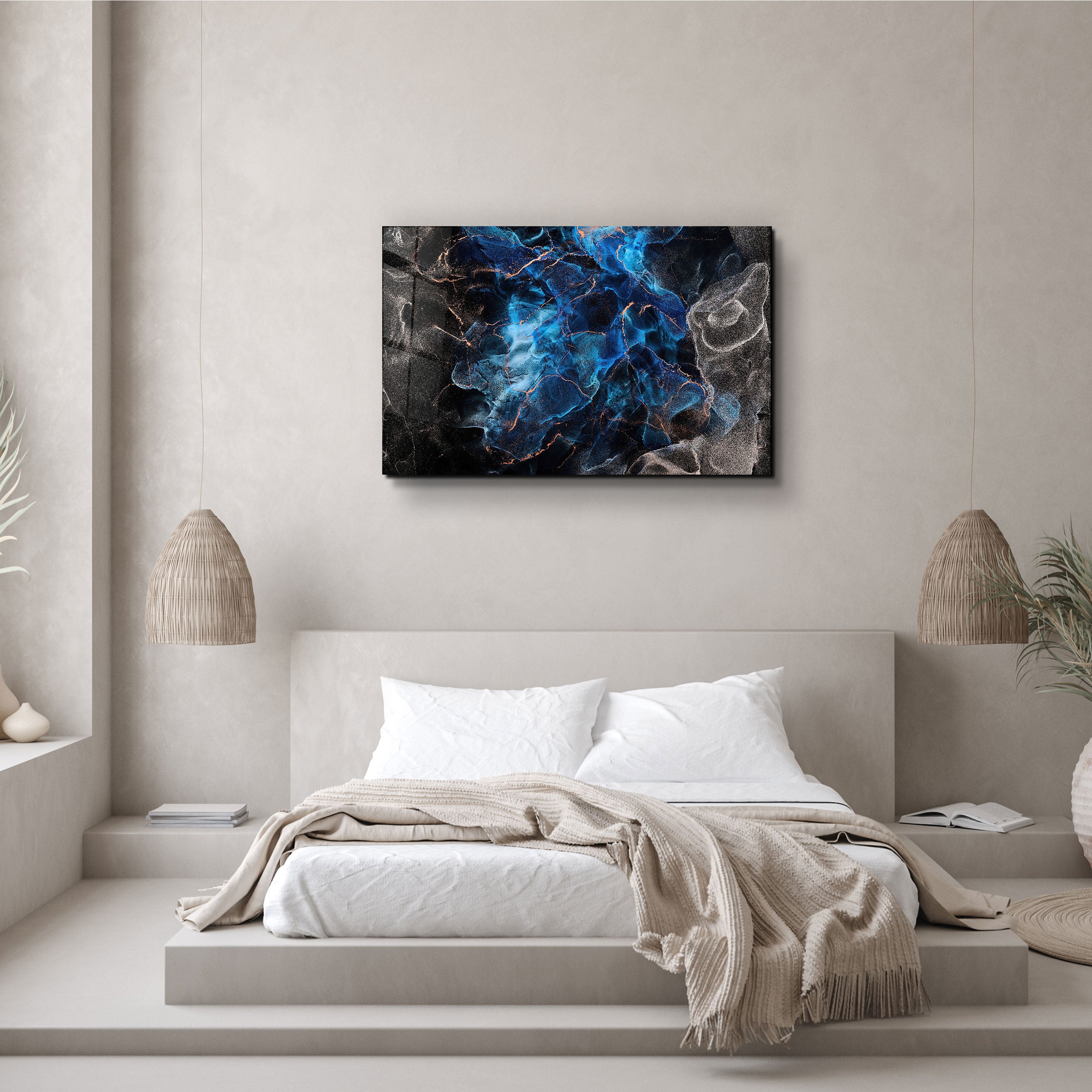 ・"Marble Design V1"・Art mural en verre