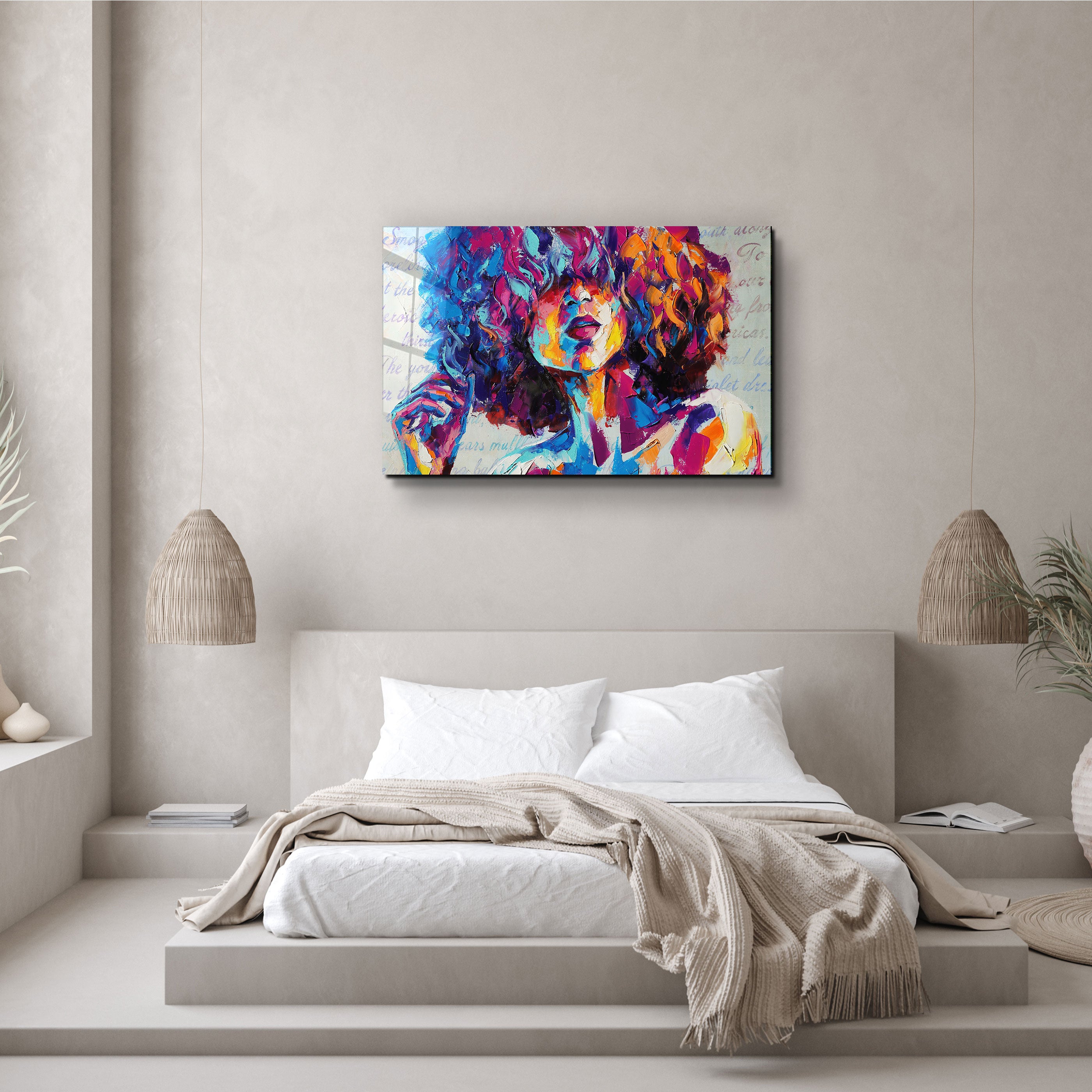 ・"Abstract Painting"・Glass Wall Art