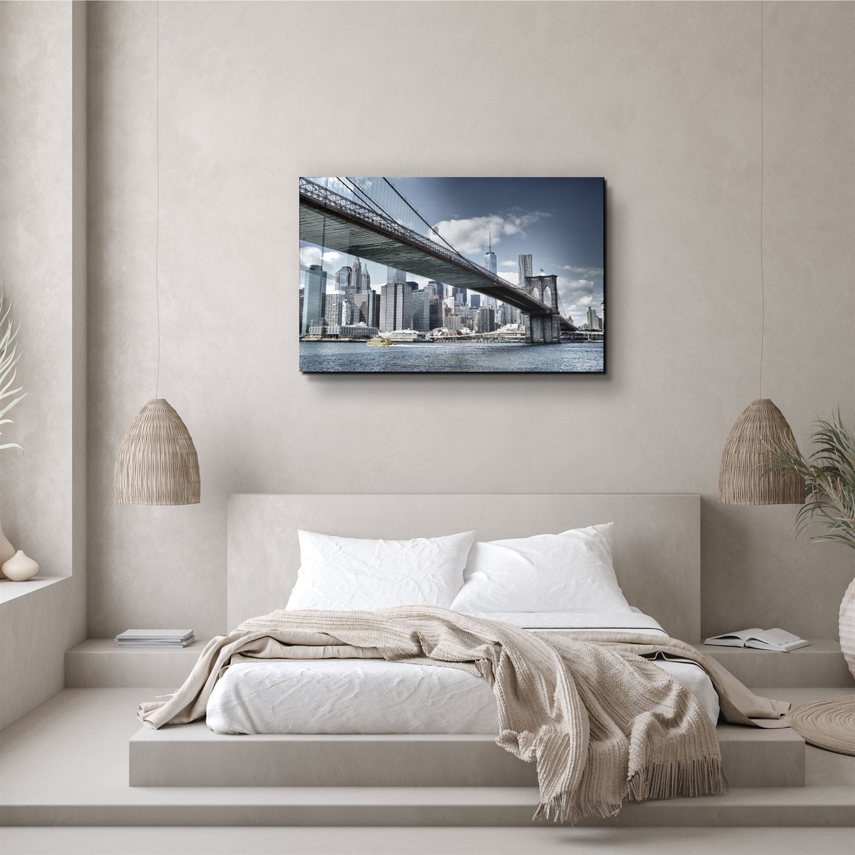 ・"Pont de Brooklyn"・Art mural en verre