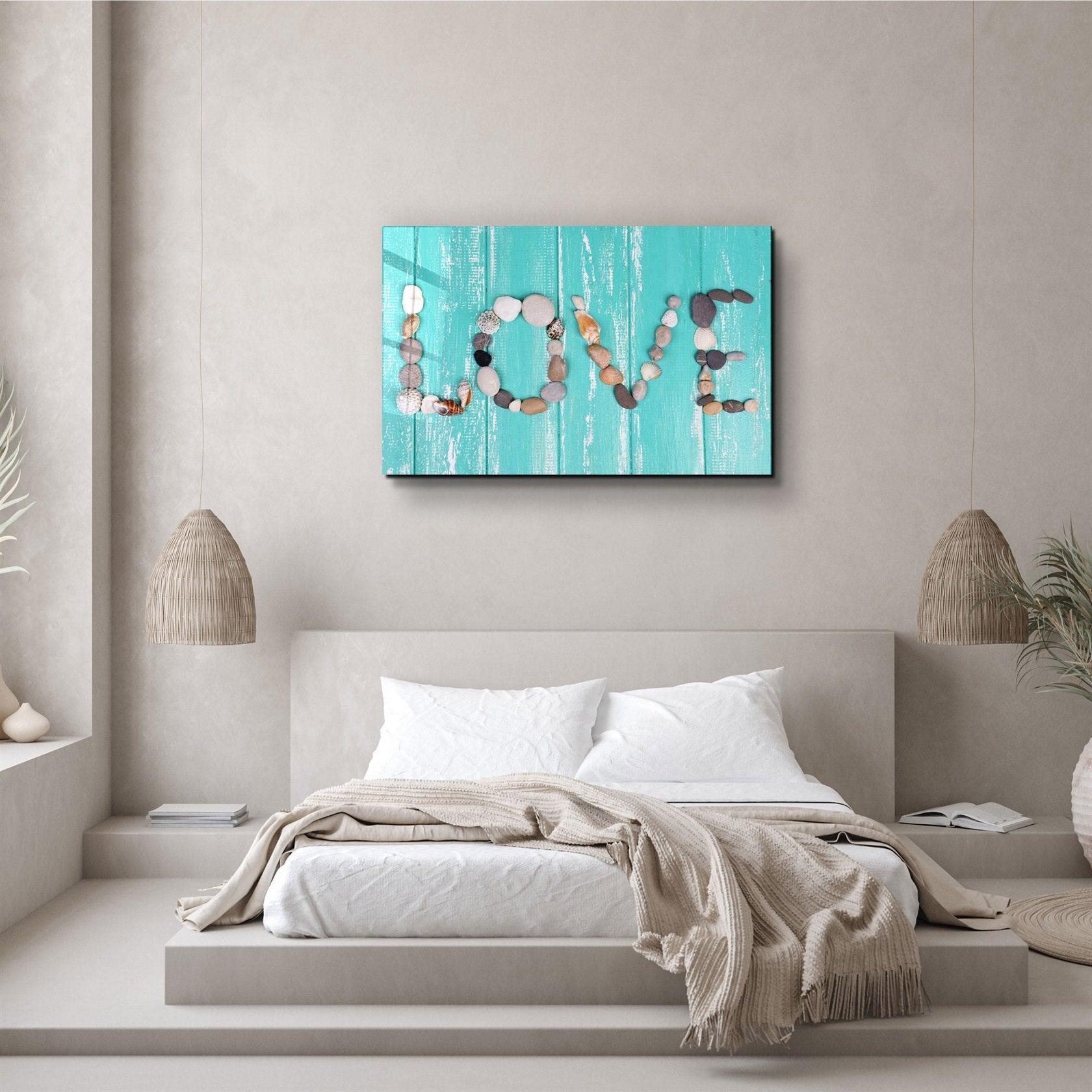 ・"Love"・Glass Wall Art