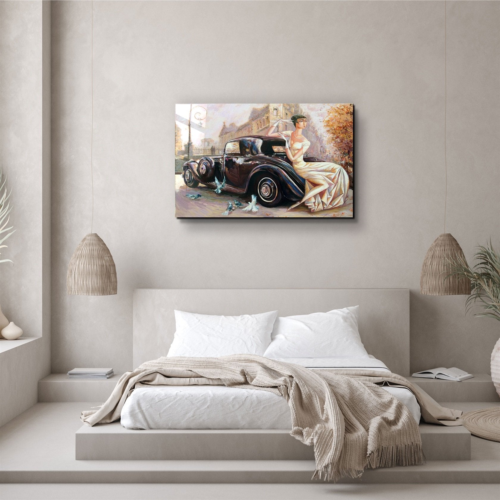 ・"Voiture Bridda"・Art mural en verre