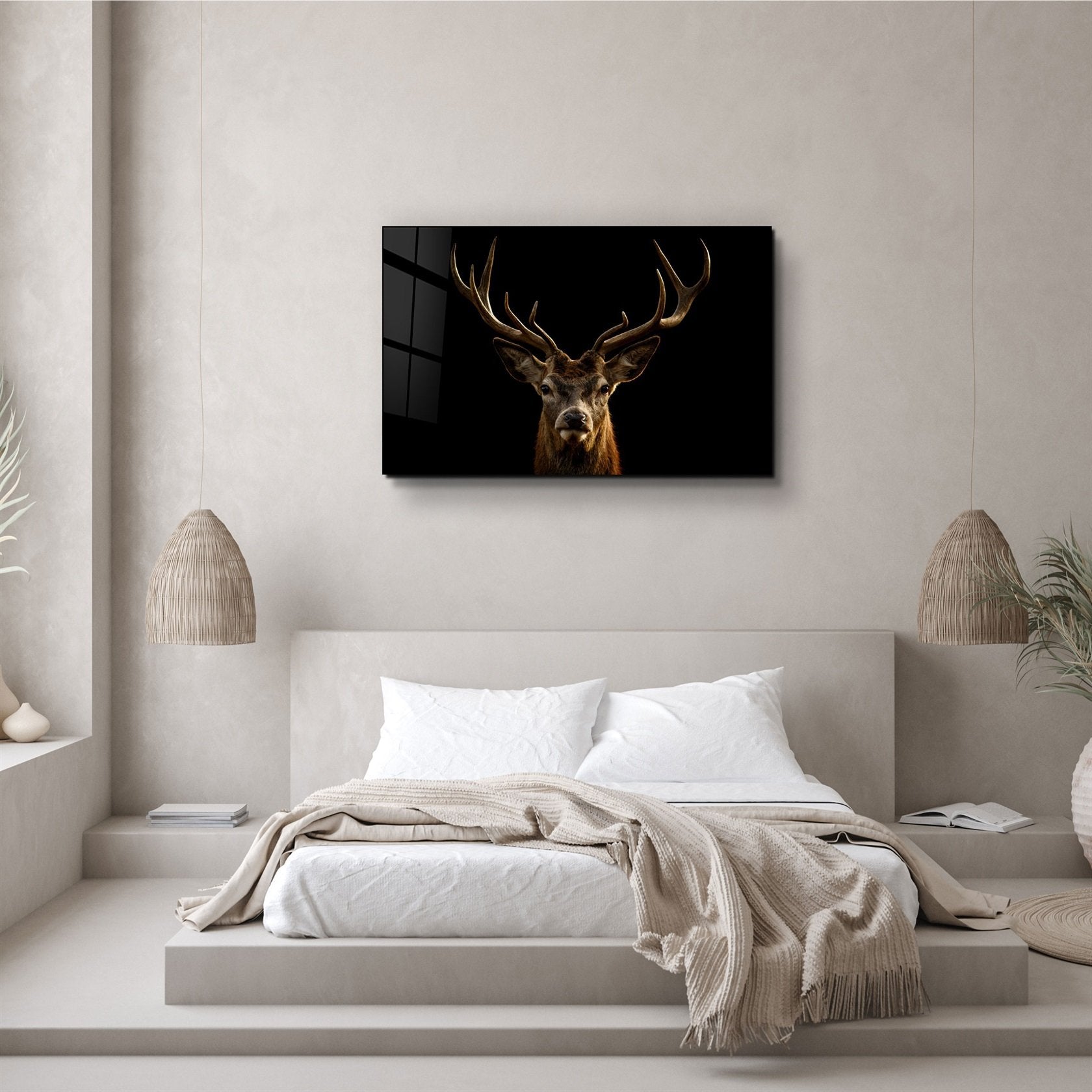 ・"TheDeer"・Glass Wall Art