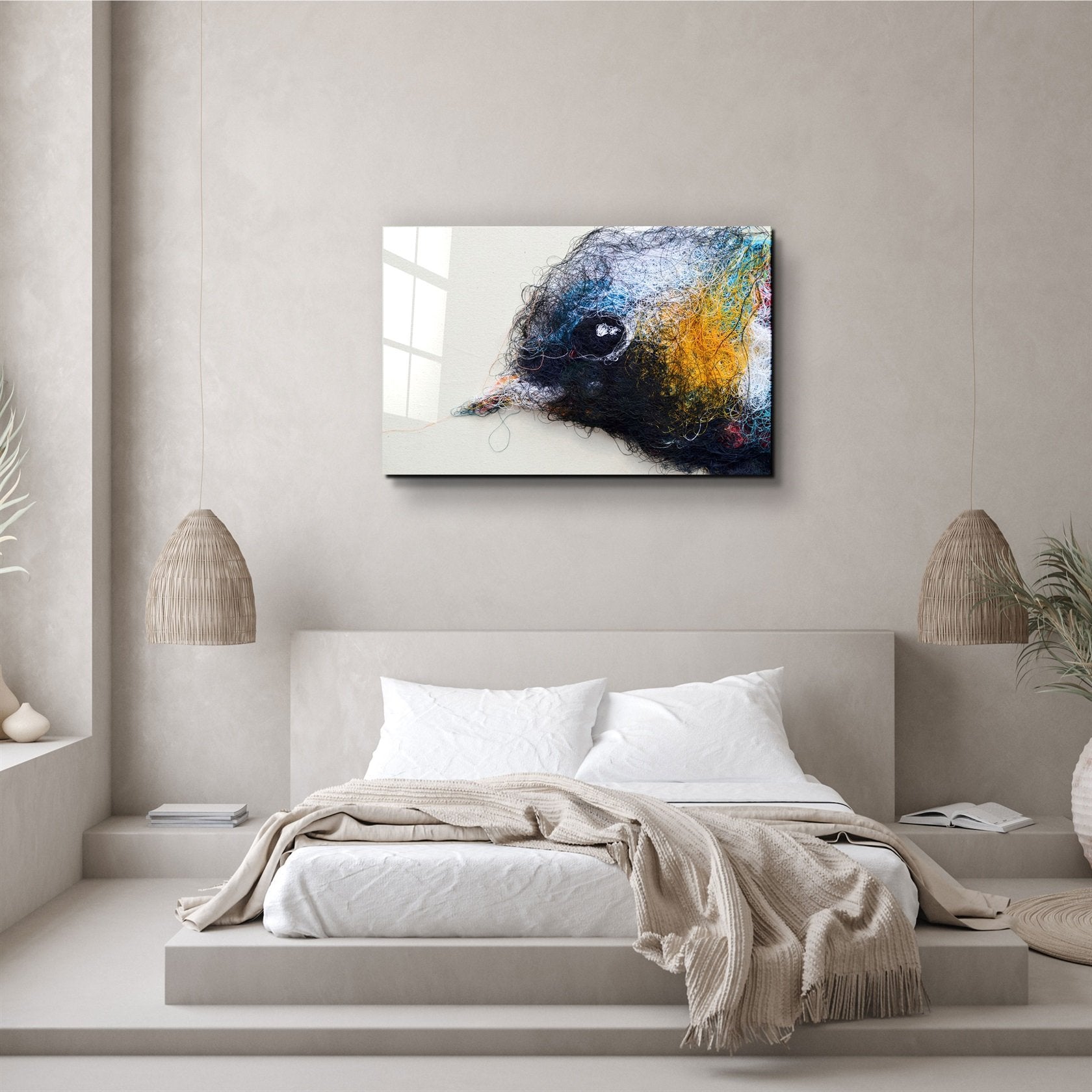 ・"The Bird"・Glass Wall Art